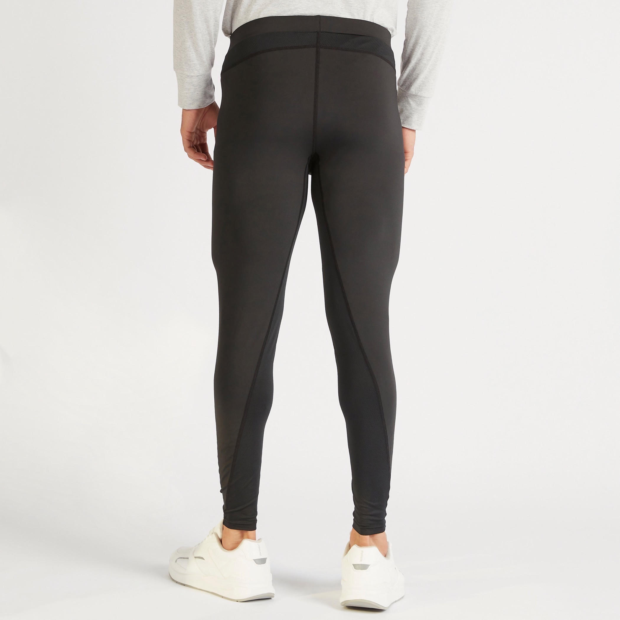 كولون سادة كامل الطول مع حزام خصر مطاطي-men-clothing-sportswearandactivewear-bottoms-image-2