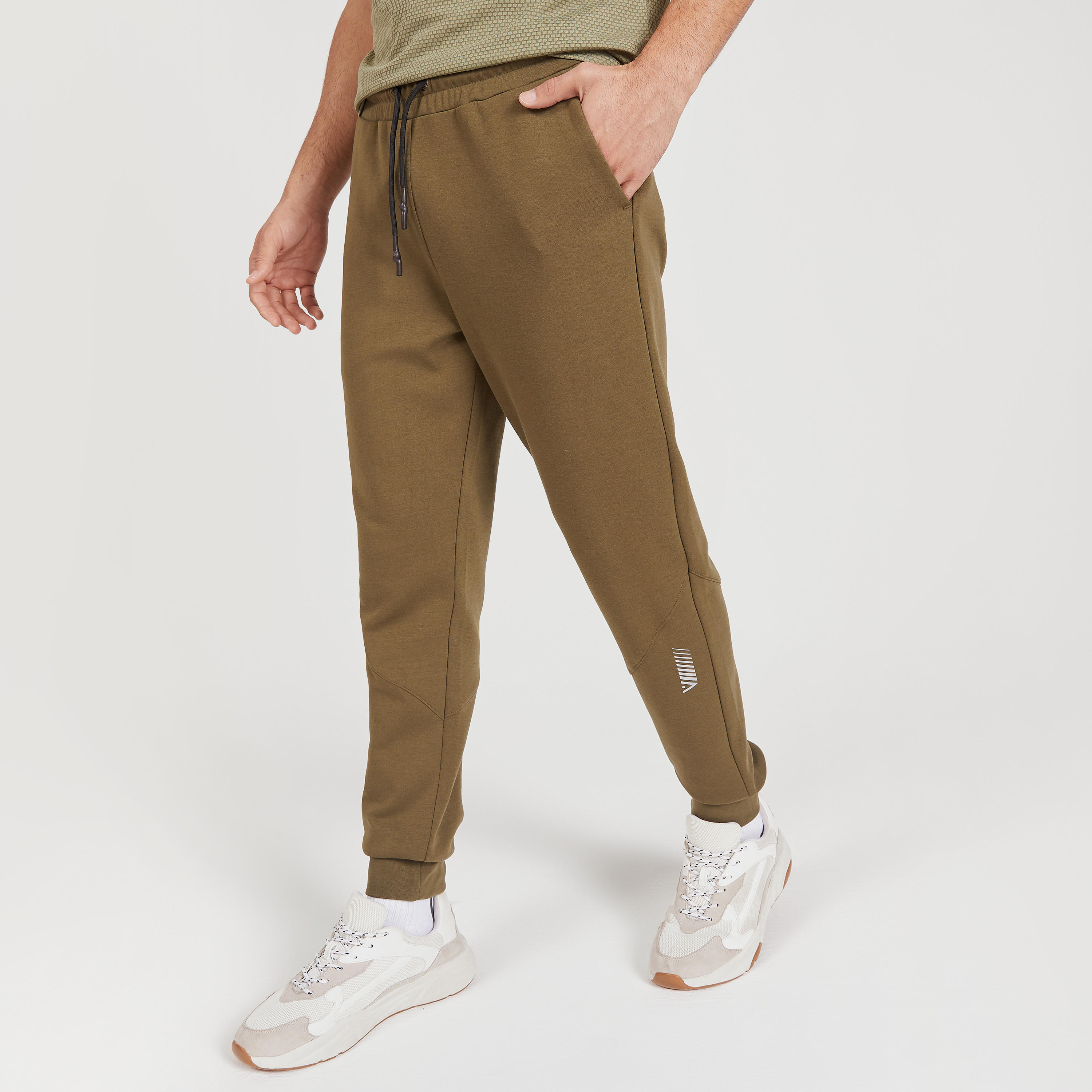 Solid Joggers with Drawstring Closure and Pockets-men-clothing-sportswearandactivewear-bottoms-image-1
