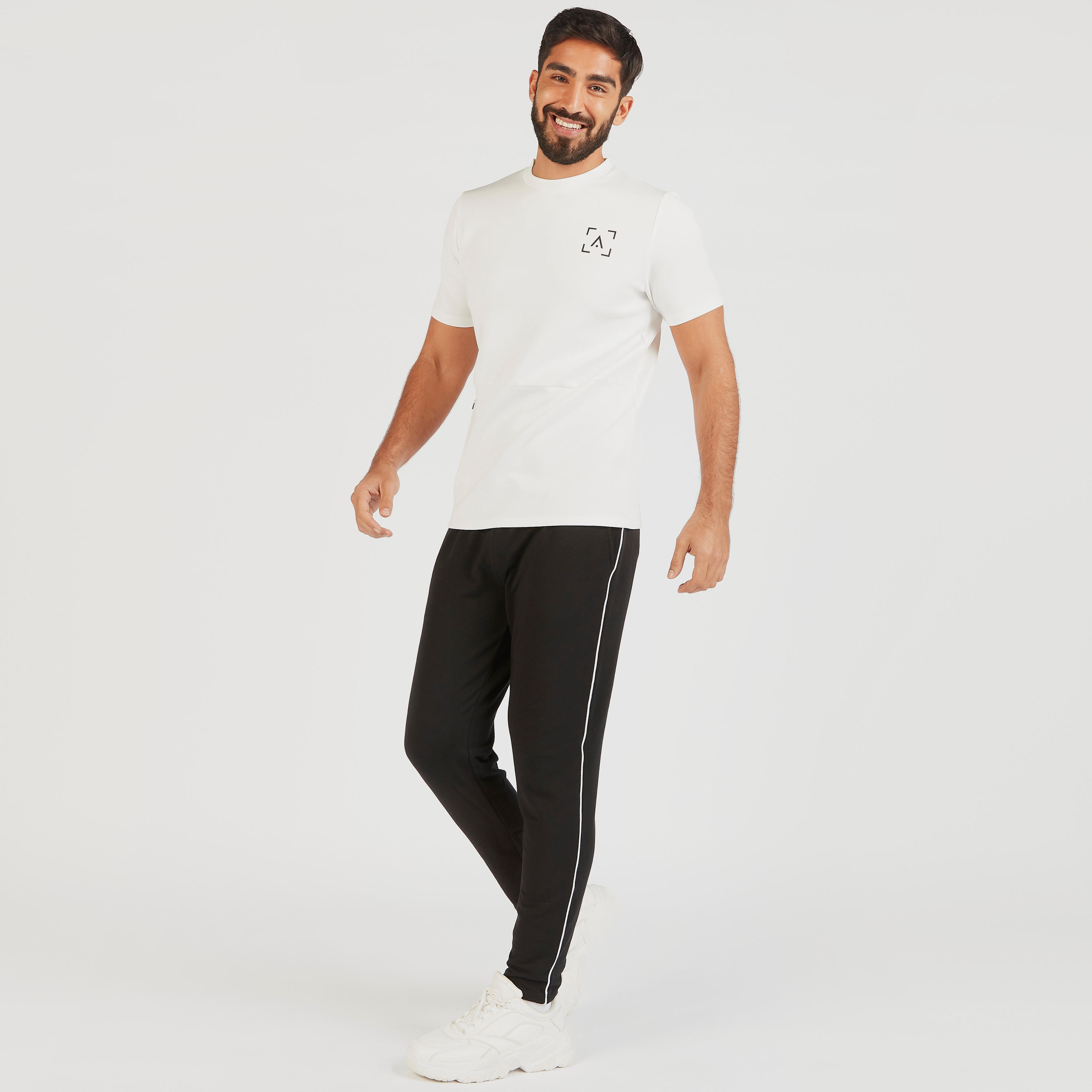 Solid Track Pants with Drawstring Closure and Pockets-men-clothing-sportswearandactivewear-bottoms-image-2