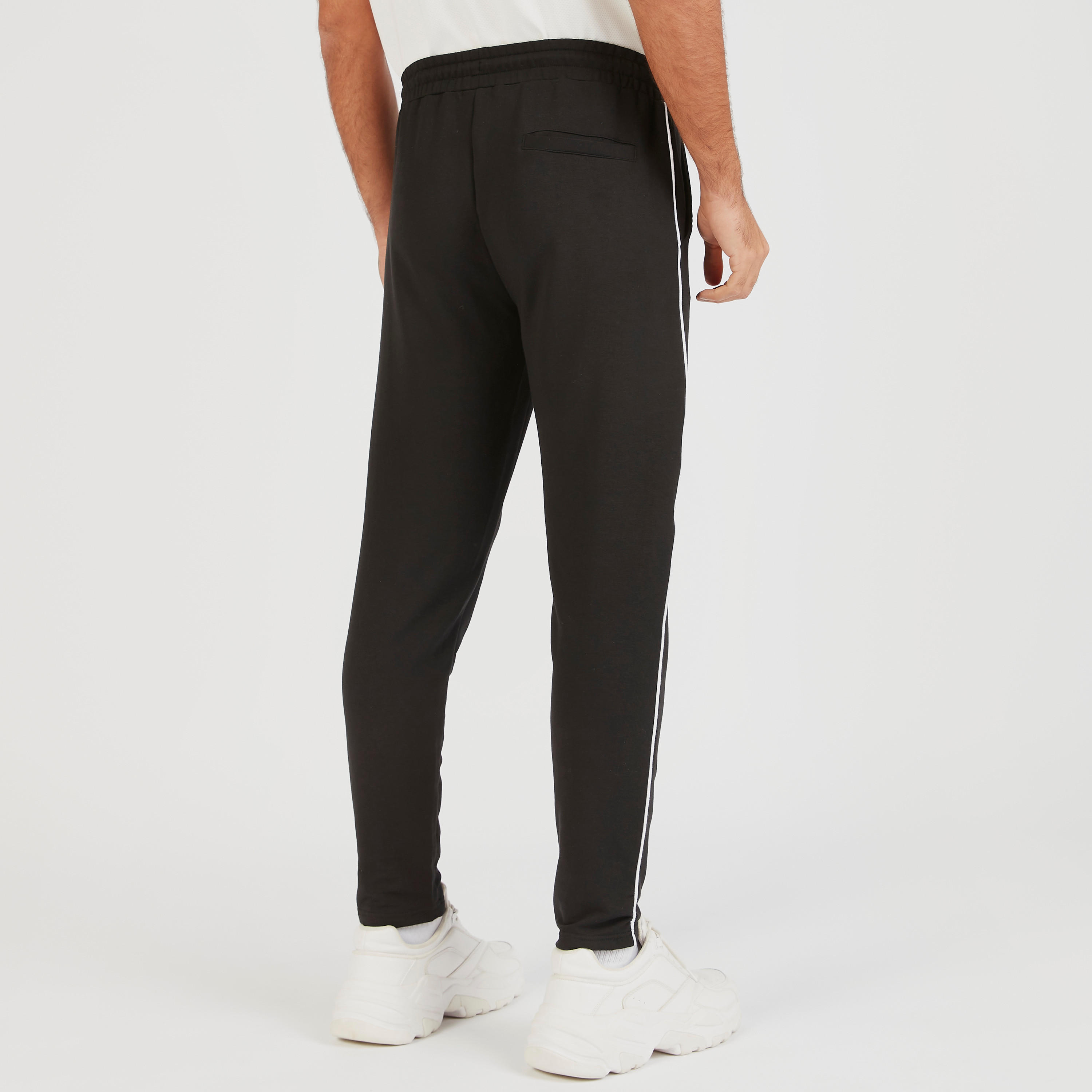 Solid Track Pants with Drawstring Closure and Pockets-men-clothing-sportswearandactivewear-bottoms-image-4