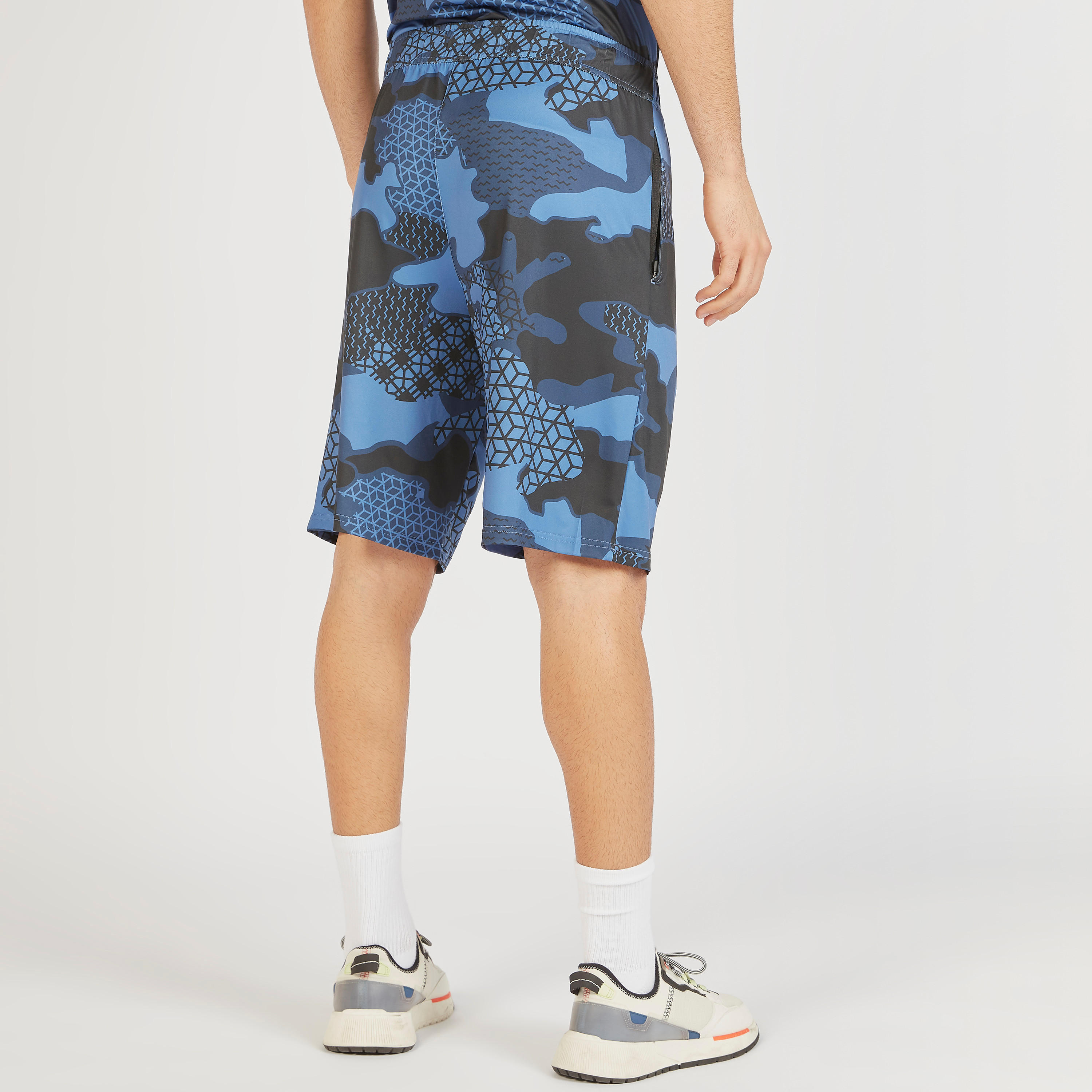 Printed Shorts with Drawstring Closure and Pockets-men-clothing-sportswearandactivewear-bottoms-image-4