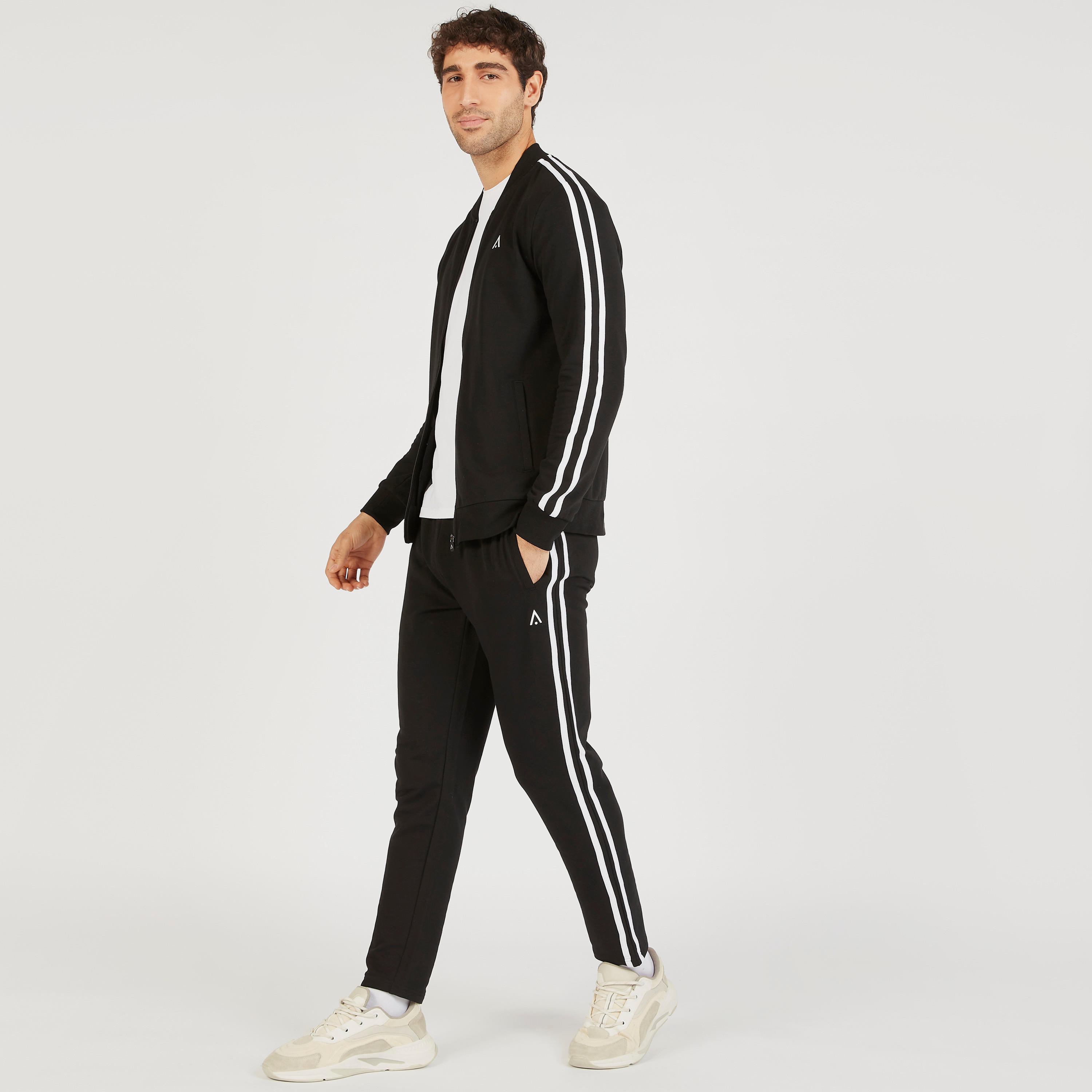 Zip Through Jacket with Pockets and Long Sleeves-men-clothing-jacketsandblazers-jackets-image-2