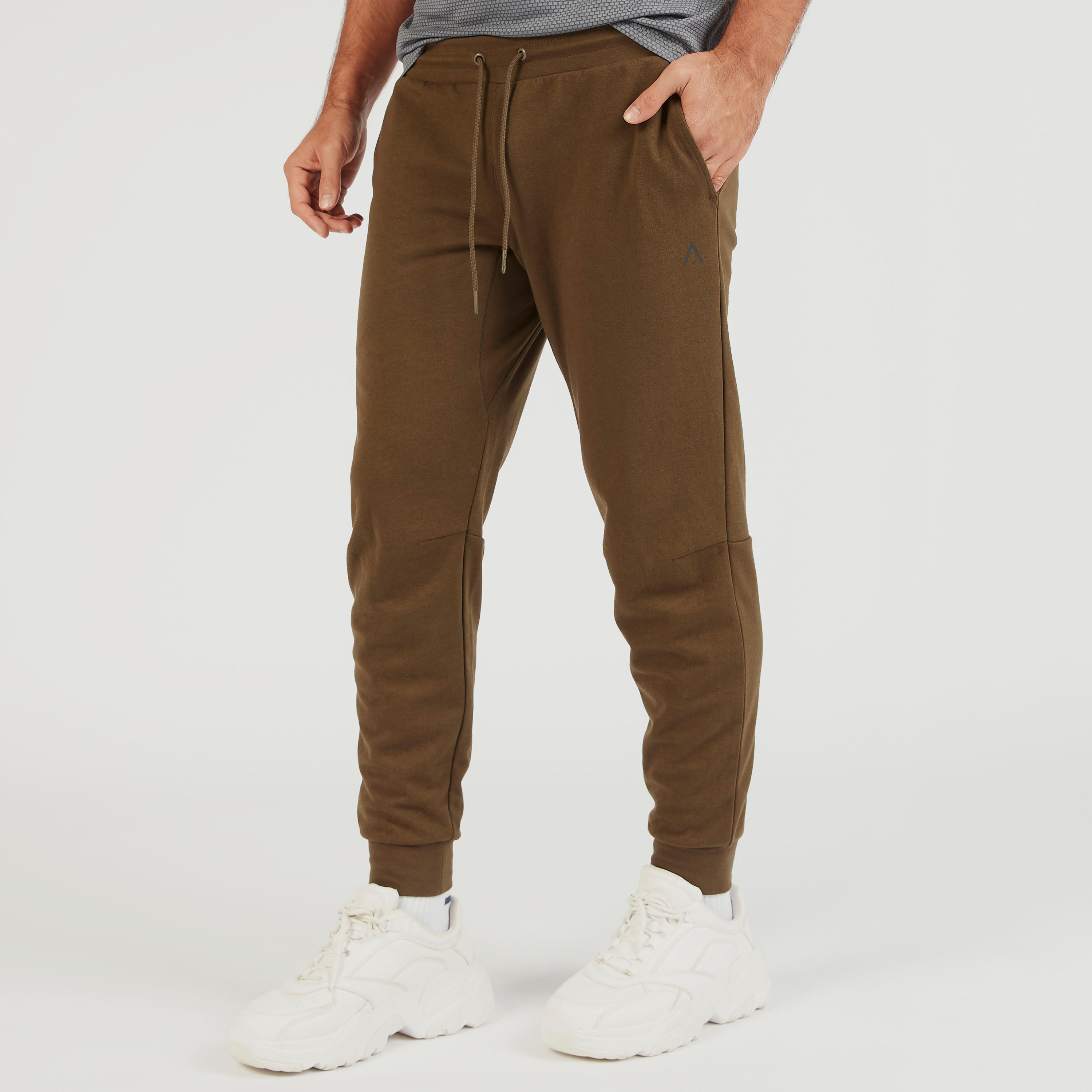 Solid Jog Pants with Drawstring Closure and Pockets-men-clothing-sportswearandactivewear-bottoms-image-1