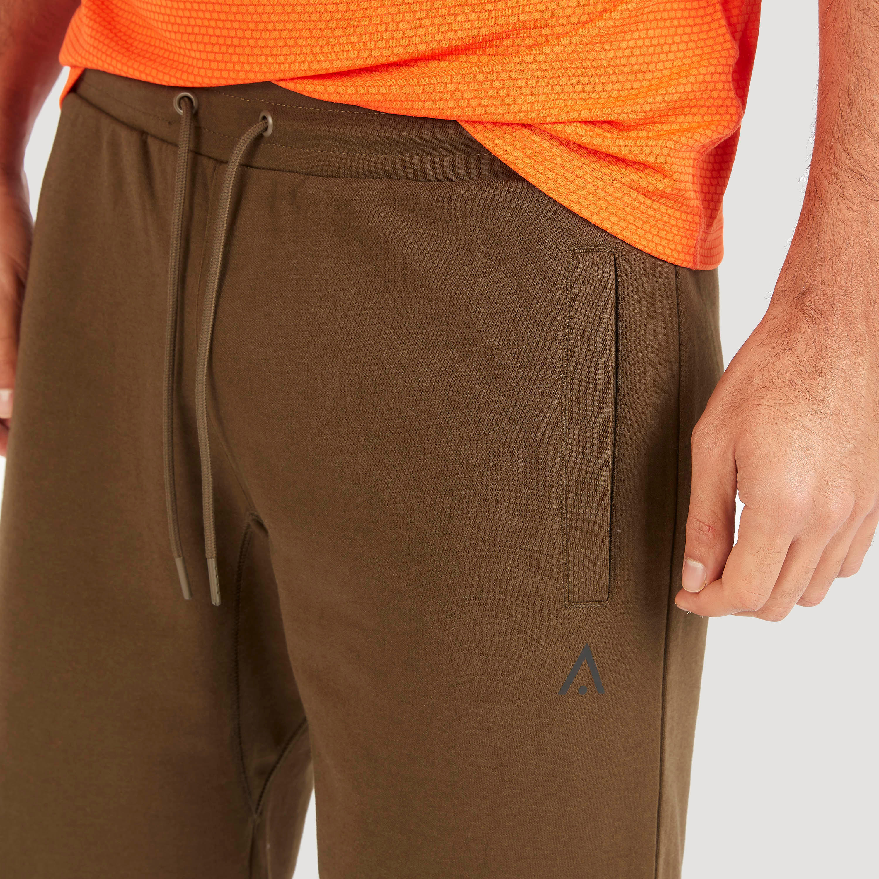 Solid Shorts with Drawstring Closure and Pockets-men-clothing-sportswearandactivewear-bottoms-image-3