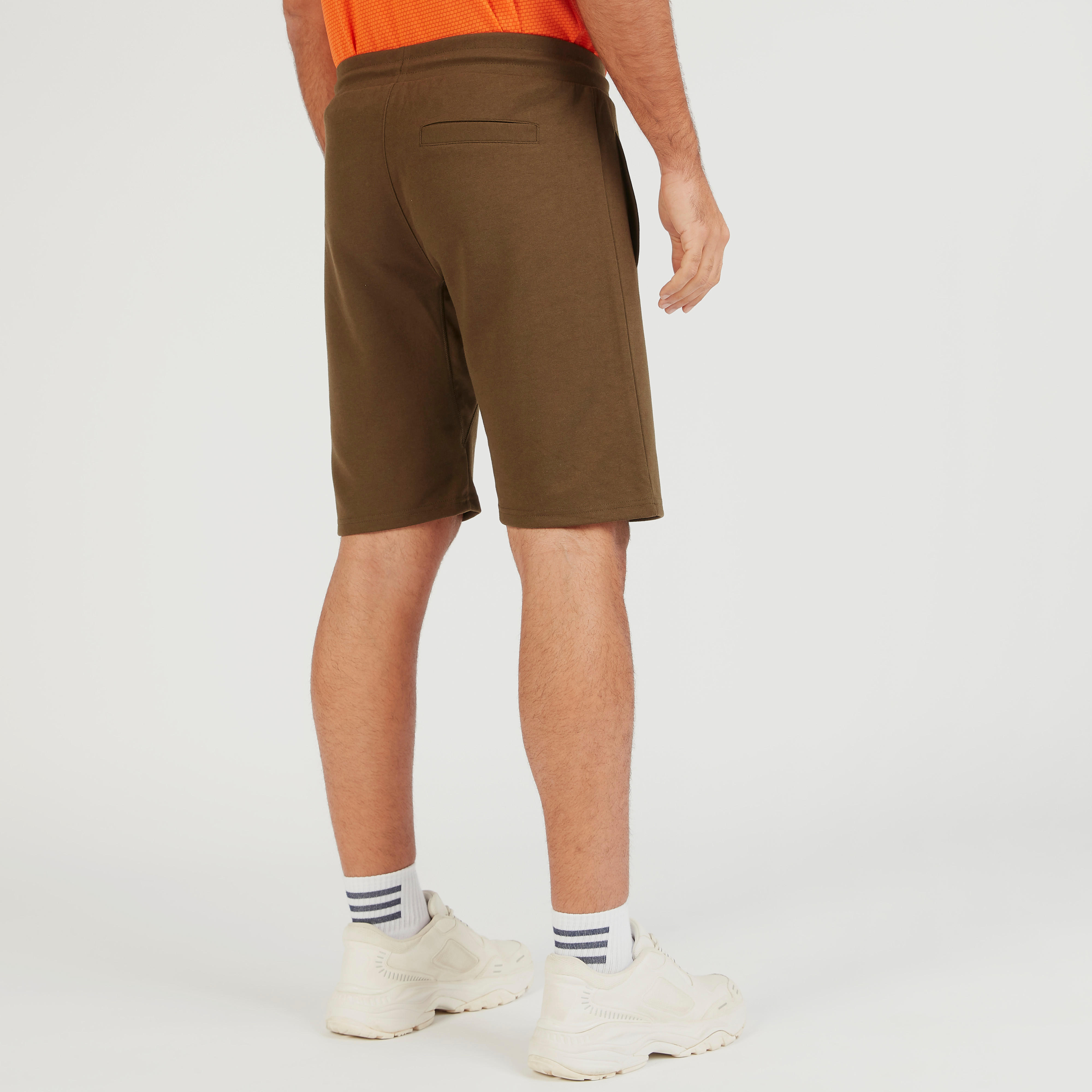 Solid Shorts with Drawstring Closure and Pockets-men-clothing-sportswearandactivewear-bottoms-image-4
