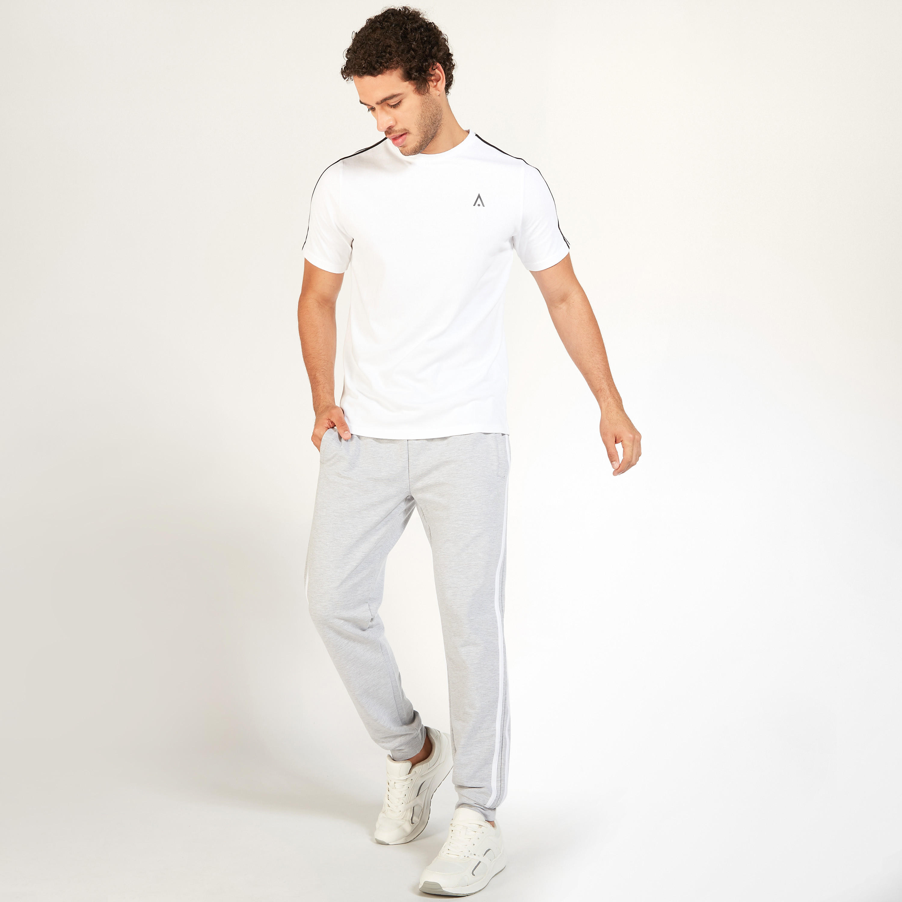 Solid Joggers with Tape Detail and Drawstring Closure-men-clothing-sportswearandactivewear-tracksuits-image-2
