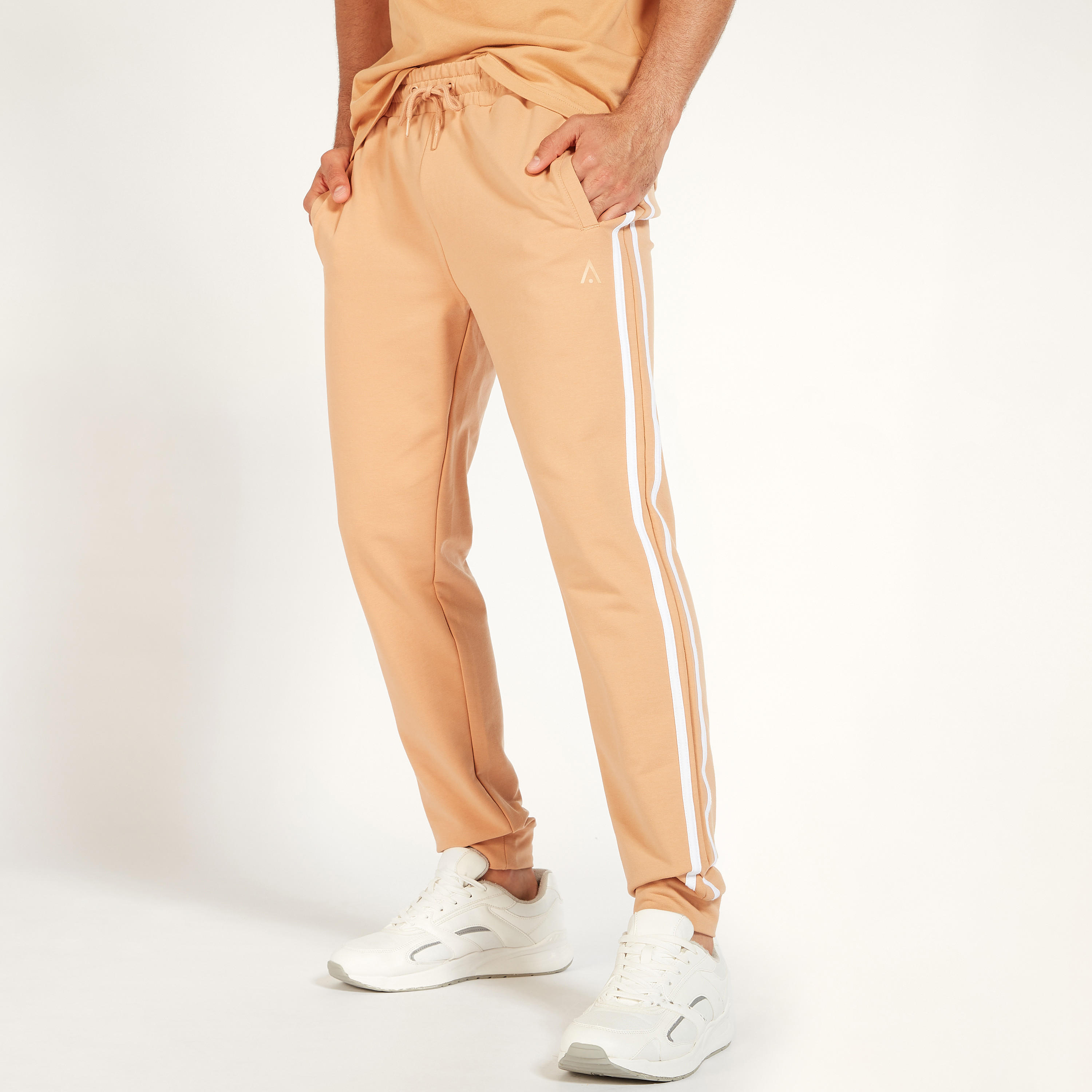 Solid Joggers with Tape Detail and Drawstring Closure-men-clothing-sportswearandactivewear-tracksuits-image-5