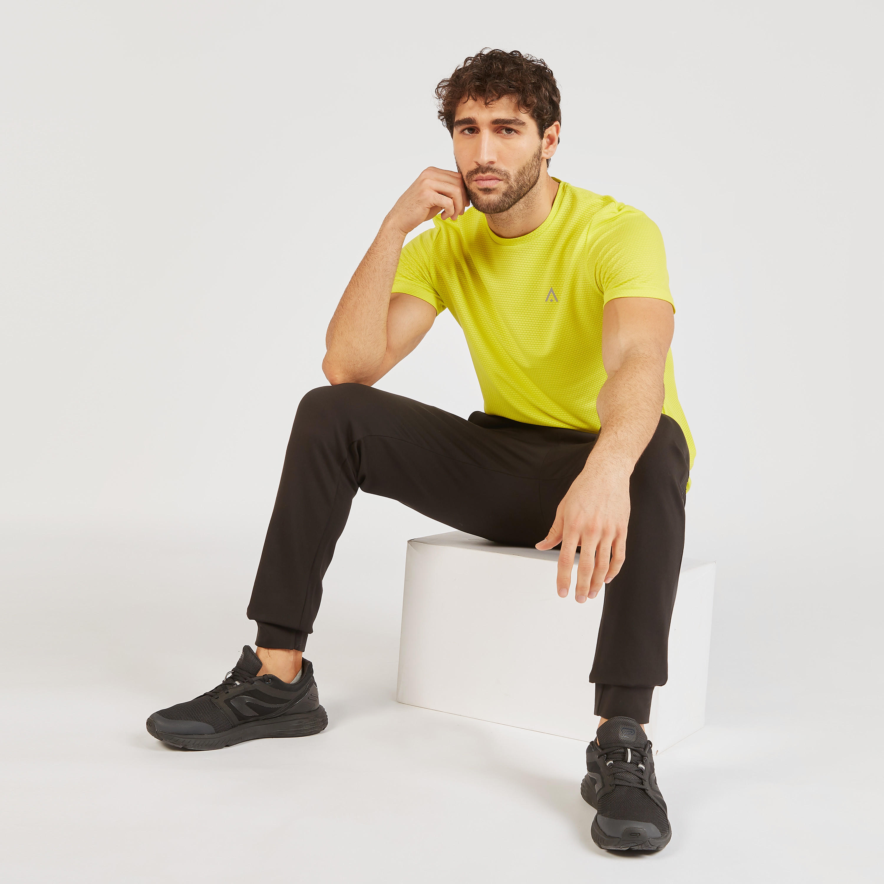 Solid Track Pants with Drawstring Closure and Pockets-men-clothing-sportswearandactivewear-bottoms-image-1