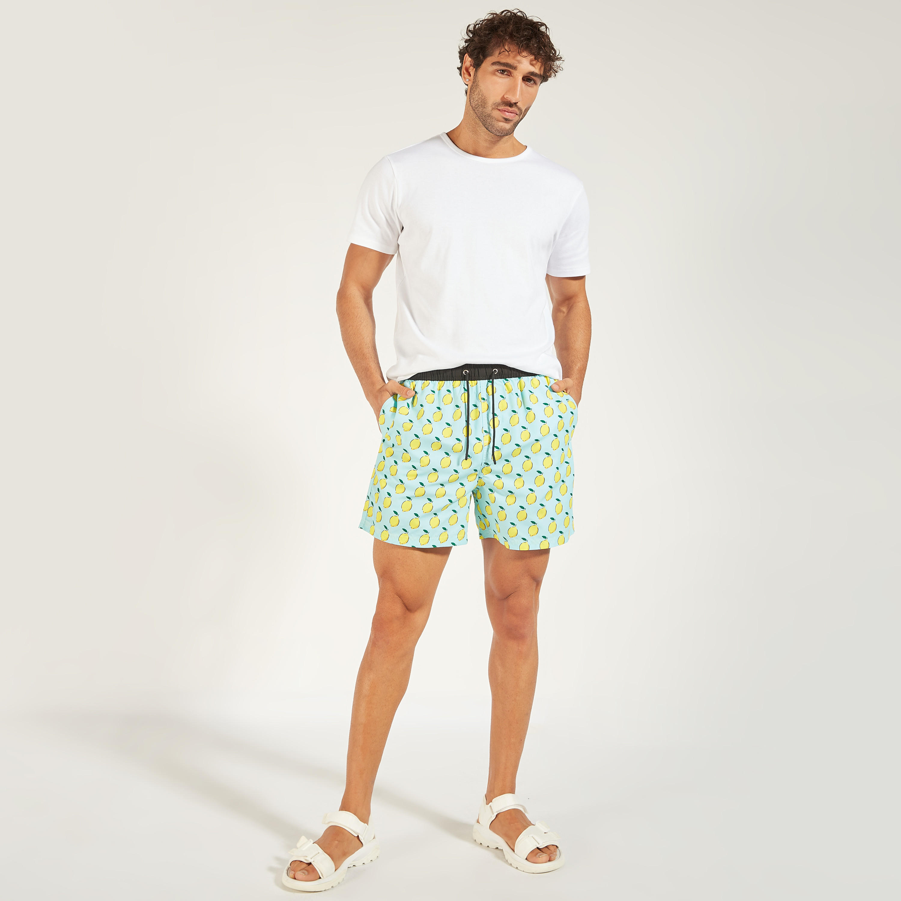 All Over Print Shorts with Drawstring Closure and Pockets-men-clothing-sportswearandactivewear-bottoms-image-2
