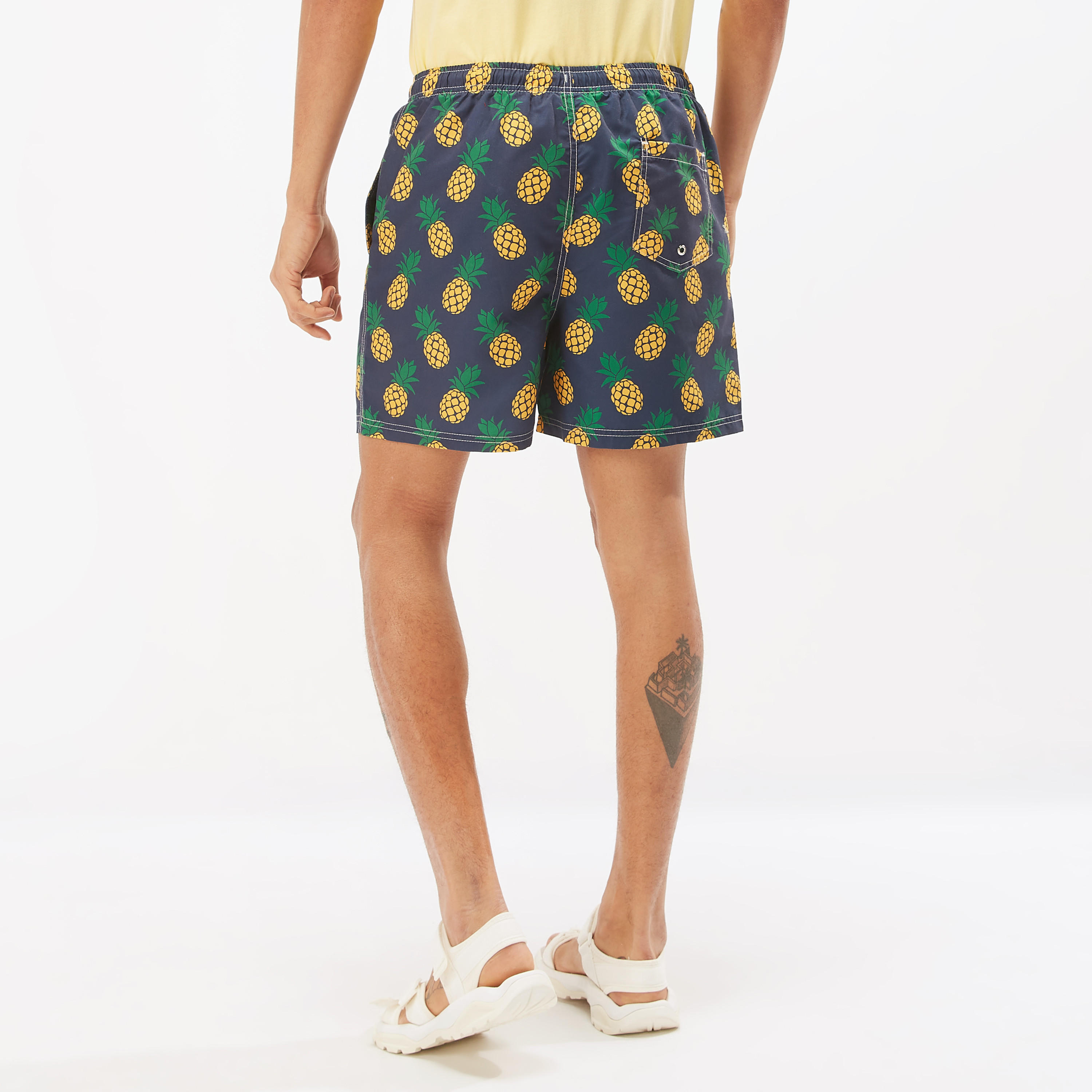 All Over Print Shorts with Drawstring Closure and Pockets-men-clothing-bottoms-shorts-image-4