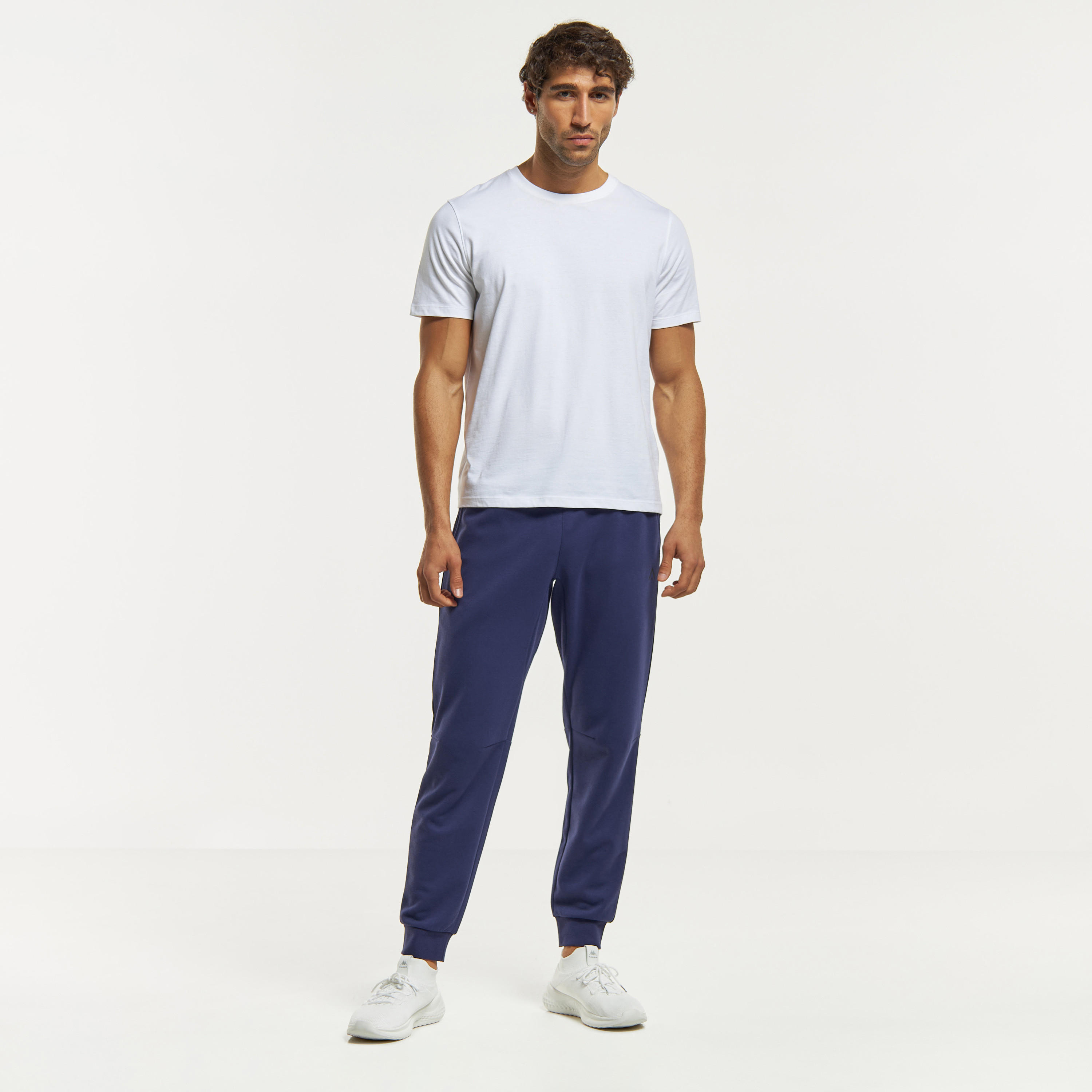 بنطلون رياضي سادة بجيوب ورباط إغلاق-men-clothing-sportswearandactivewear-bottoms-image-3