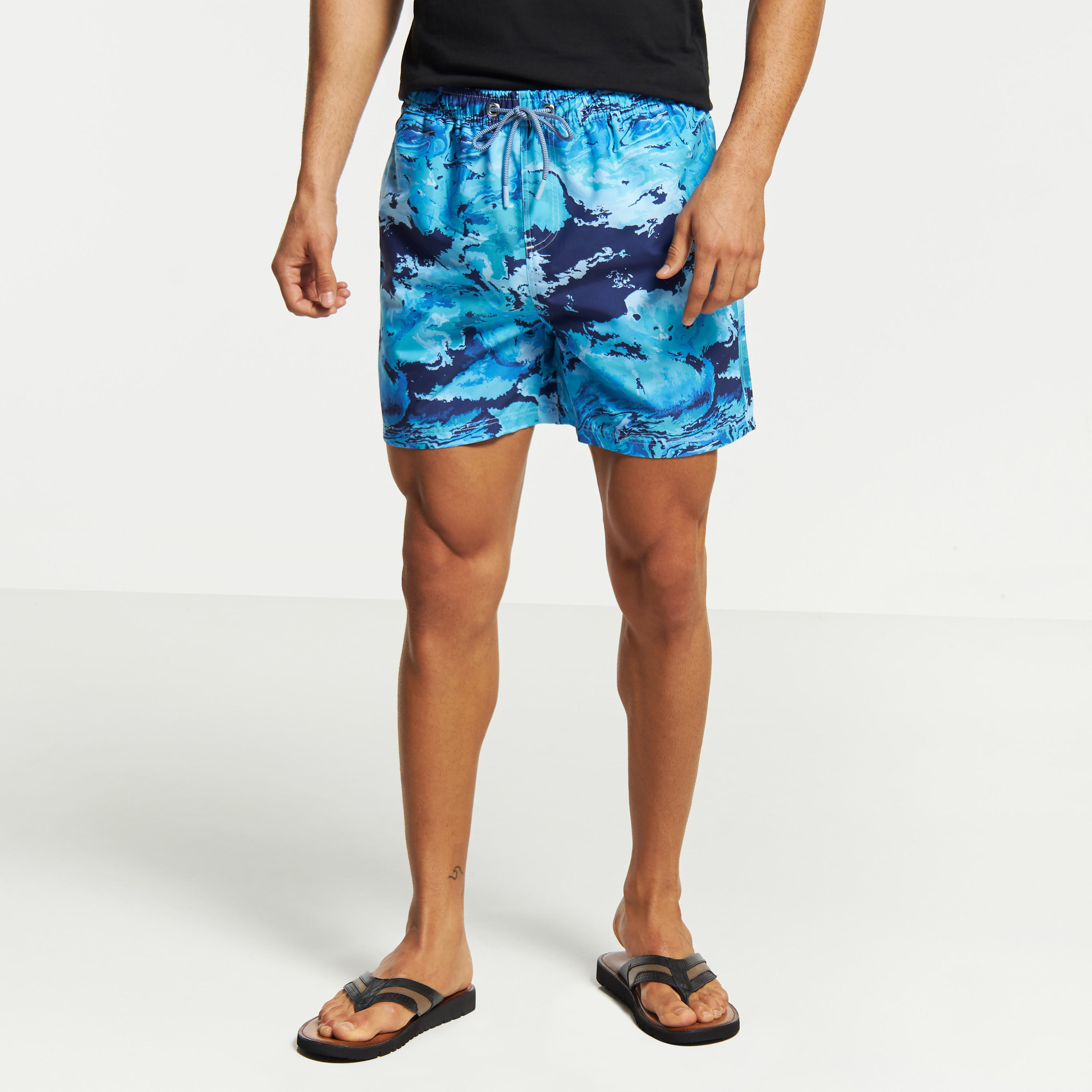 All-Over Print Beach Shorts with Drawstring Closure and Pockets-men-clothing-sportswearandactivewear-bottoms-image-1
