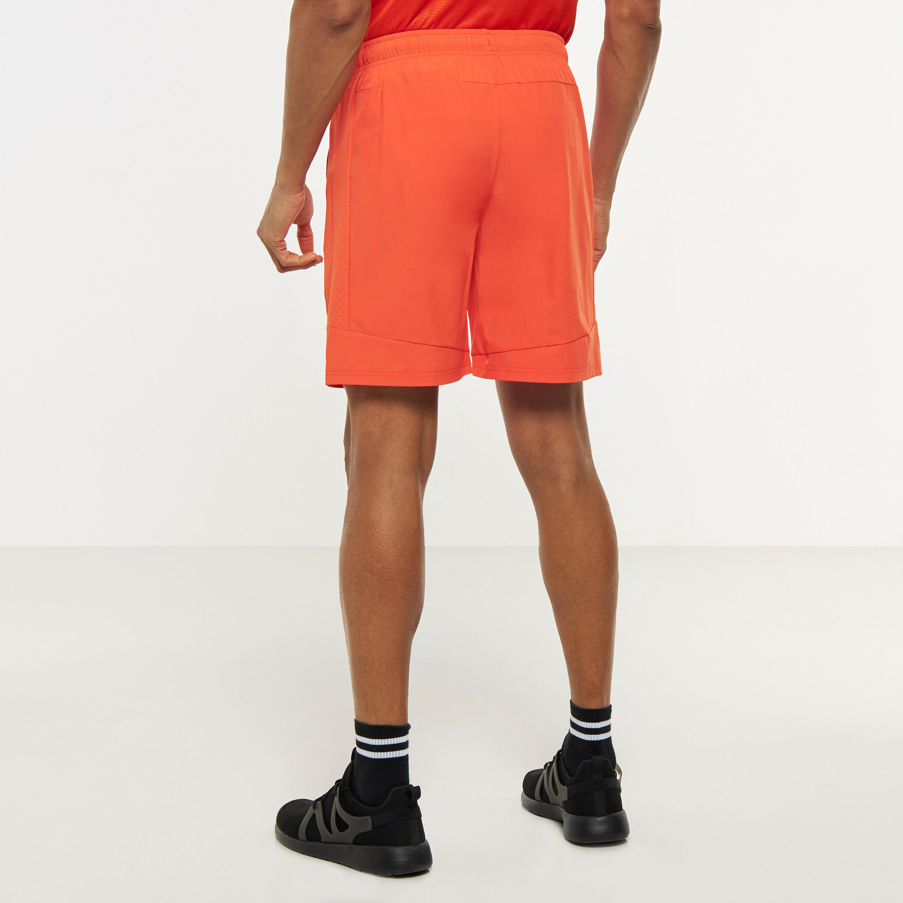 Solid Performance Shorts with Drawstring Closure and Pockets-men-clothing-bottoms-shorts-image-3