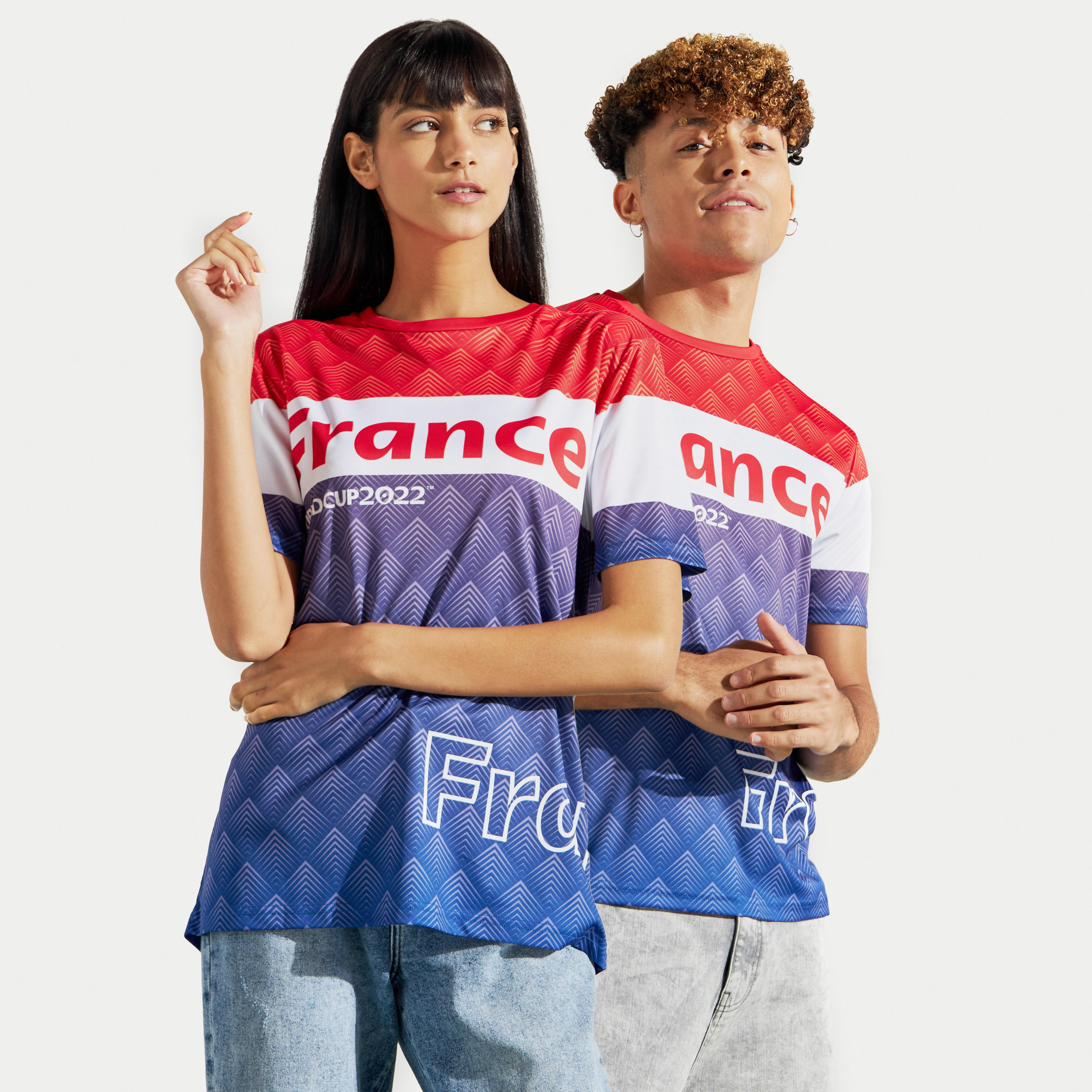تيشيرت كرة قدم فرنسا للجنسين بياقة مستديرة-men-clothing-sportswearandactivewear-tshirtsandpolos-image-1