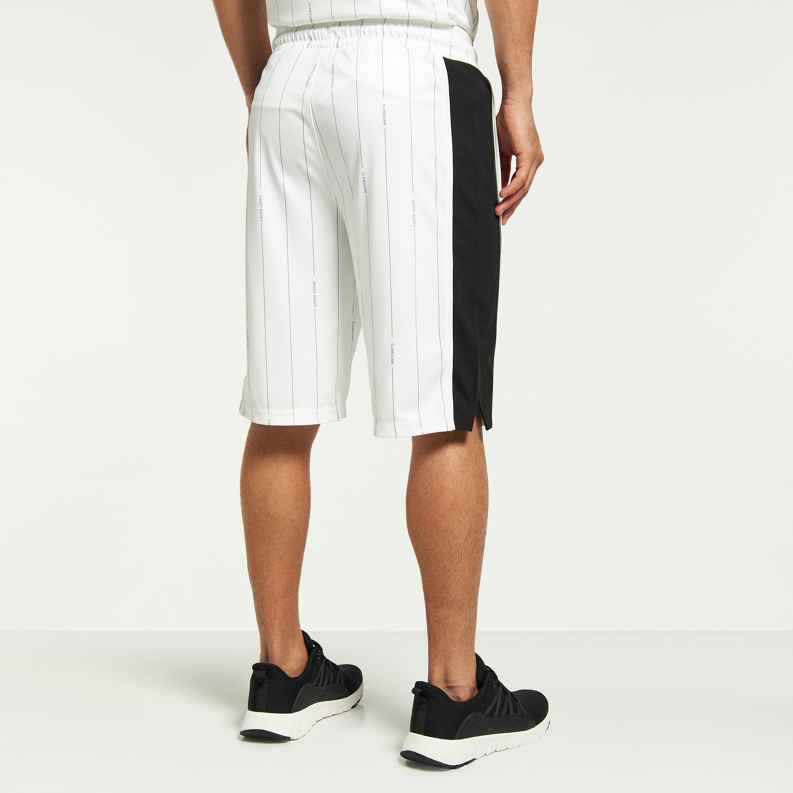 Striped Panel Detail Shorts with Drawstring Closure and Pockets-men-clothing-sportswearandactivewear-bottoms-image-3