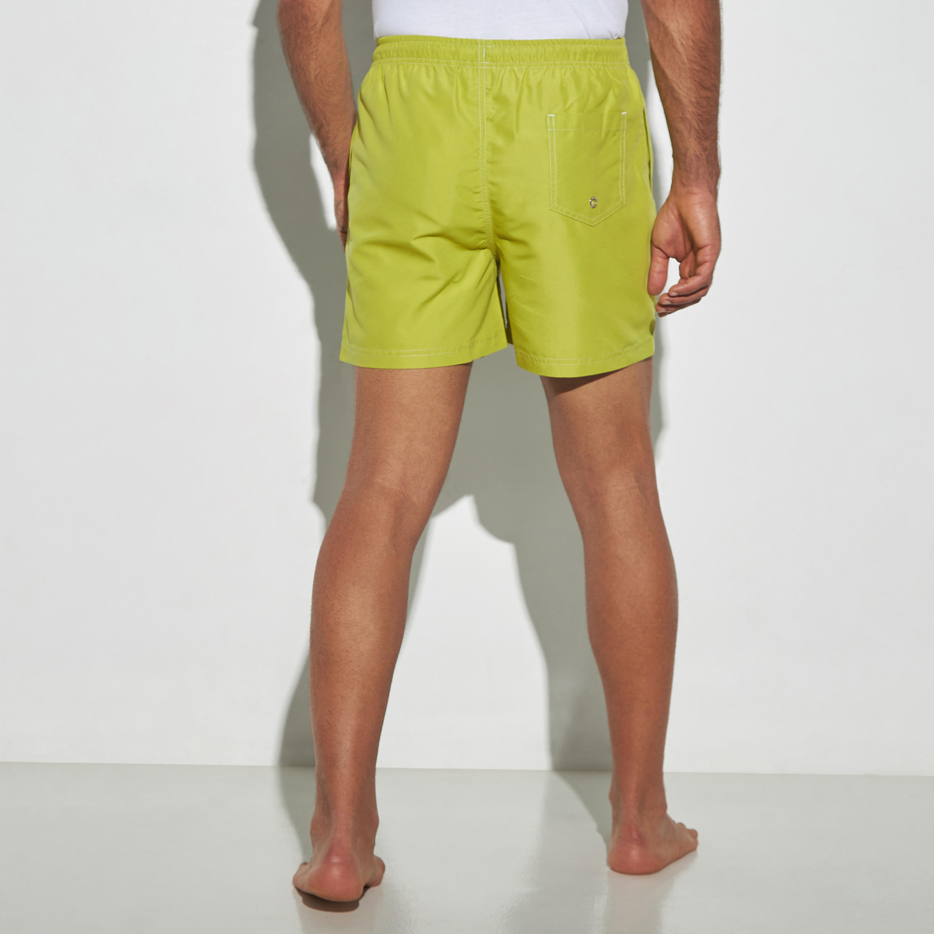Solid Beach Shorts with Drawstring Closure and Pockets-men-clothing-sportswearandactivewear-bottoms-image-3