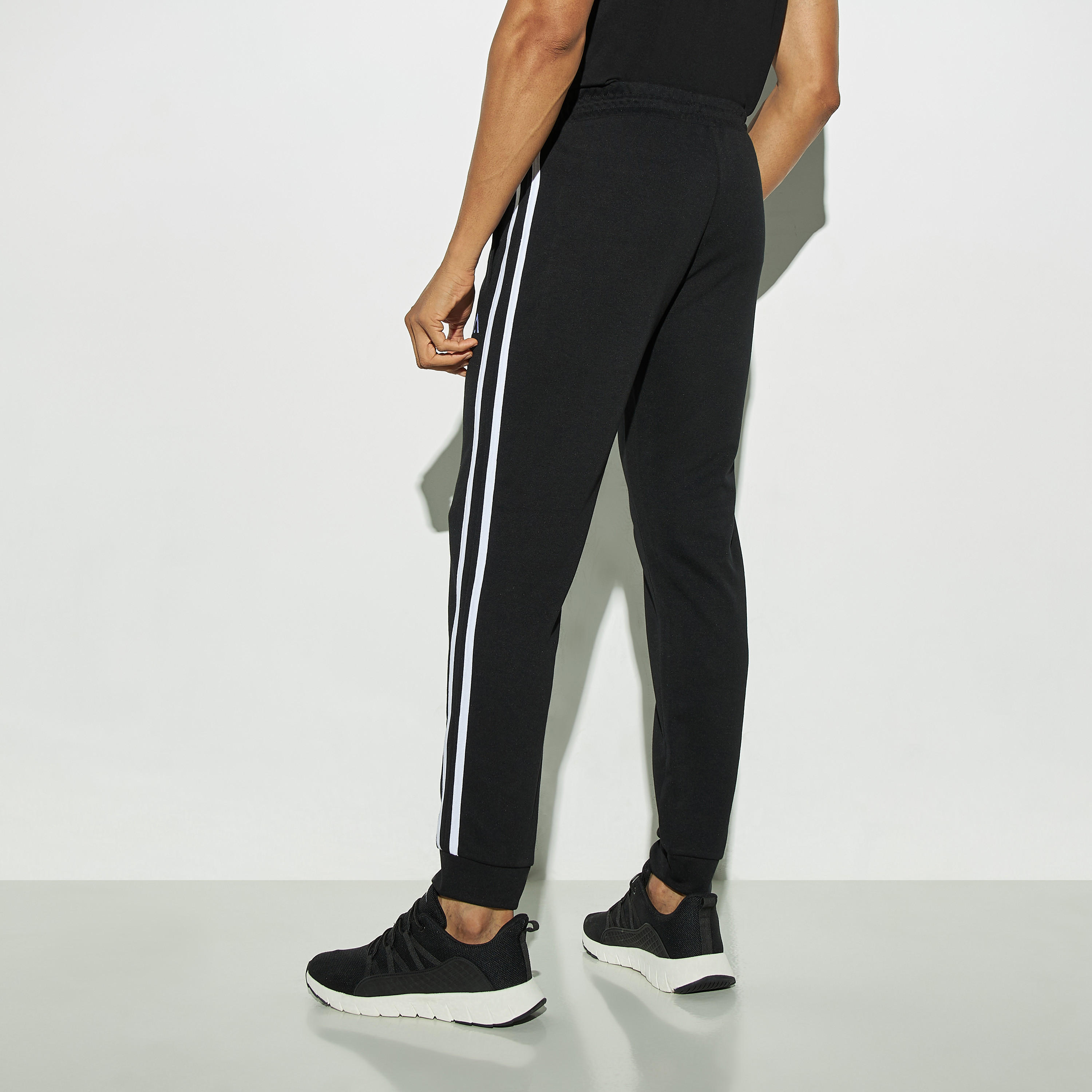 Stripes Joggers with Drawstring Closure and Pockets-men-clothing-sportswearandactivewear-tracksuits-image-3
