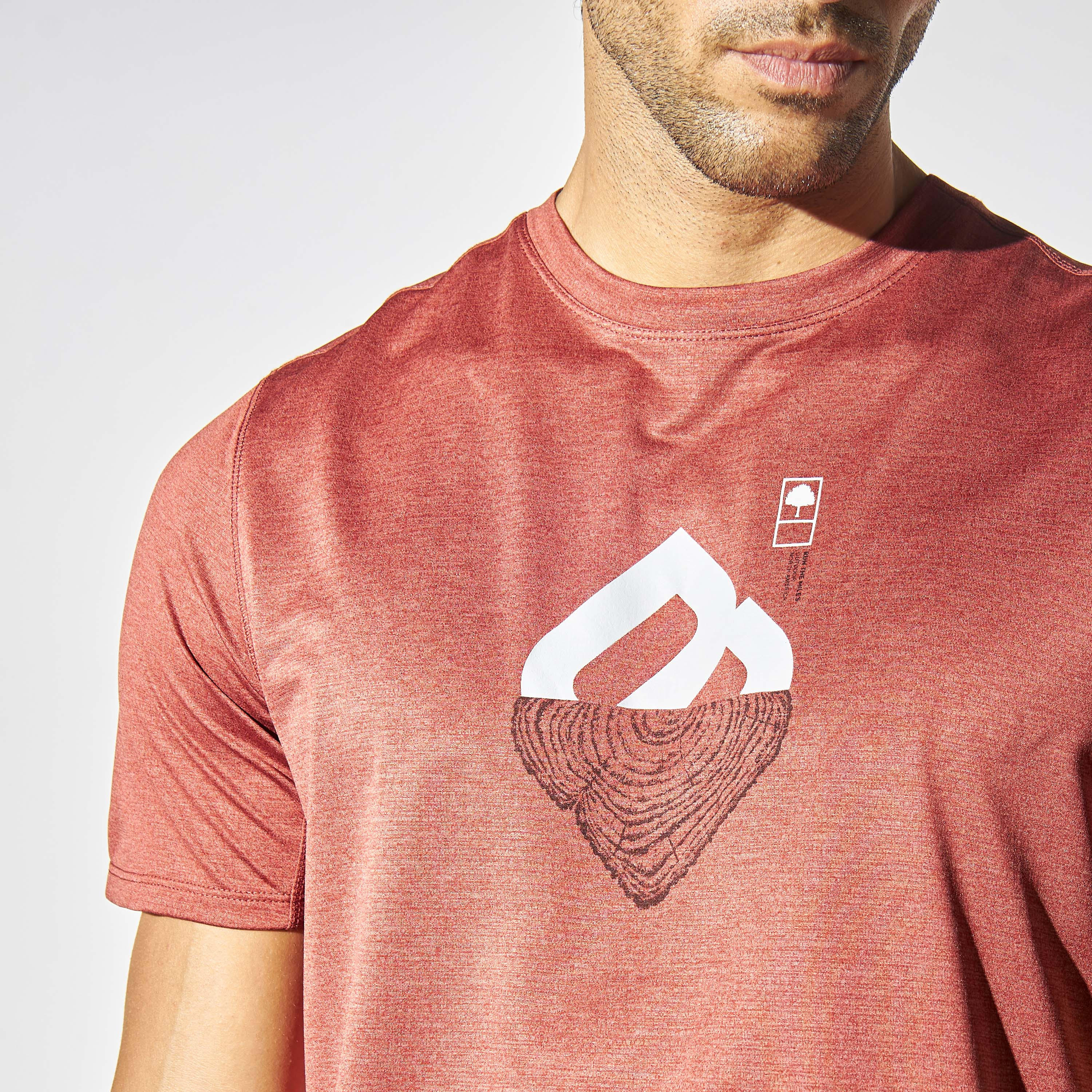 Printed T-shirt with Short Sleeves and Crew Neck-men-clothing-sportswearandactivewear-tshirtsandpolos-image-4