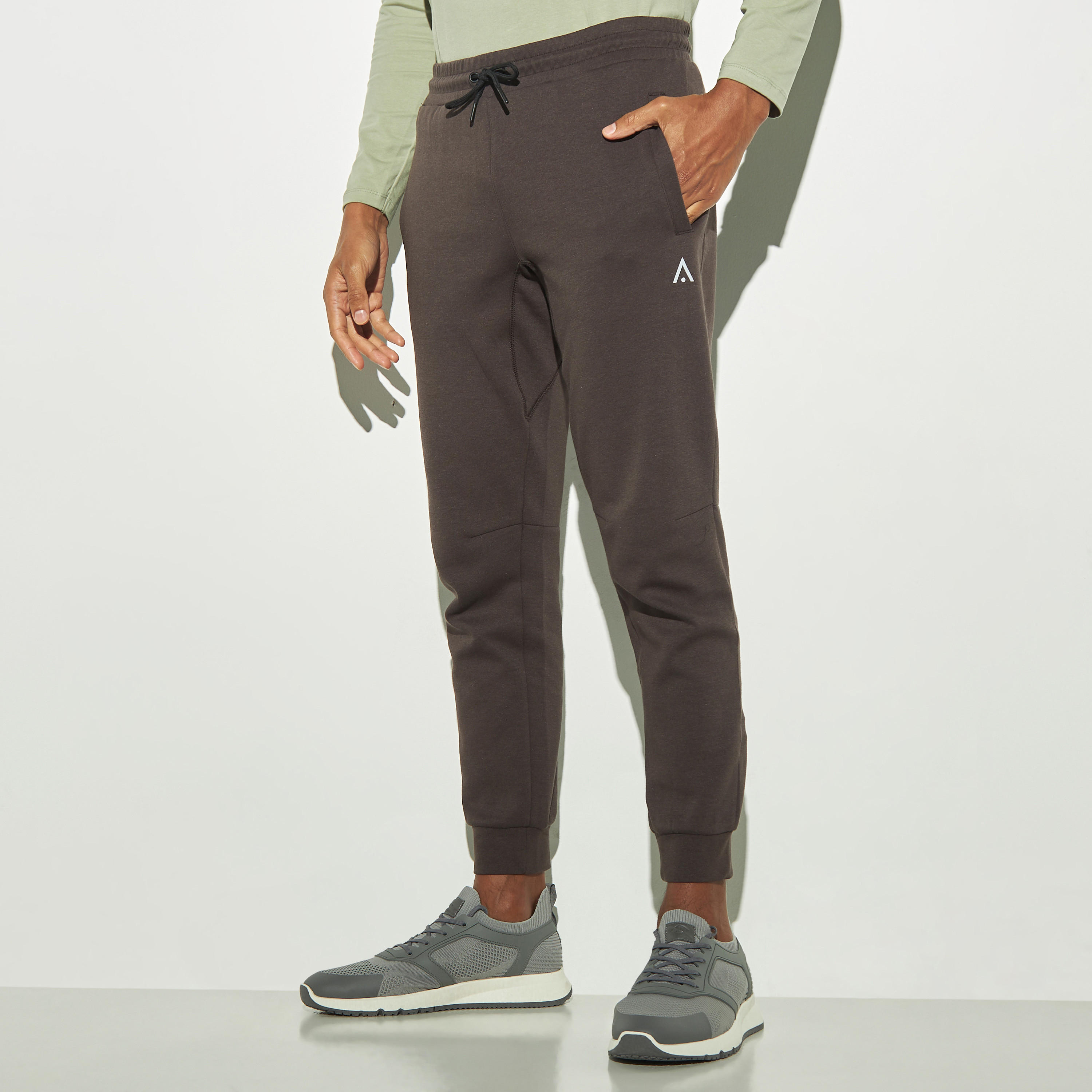 Solid Joggers with Drawstring Closure and Pockets-men-clothing-sportswearandactivewear-bottoms-image-1