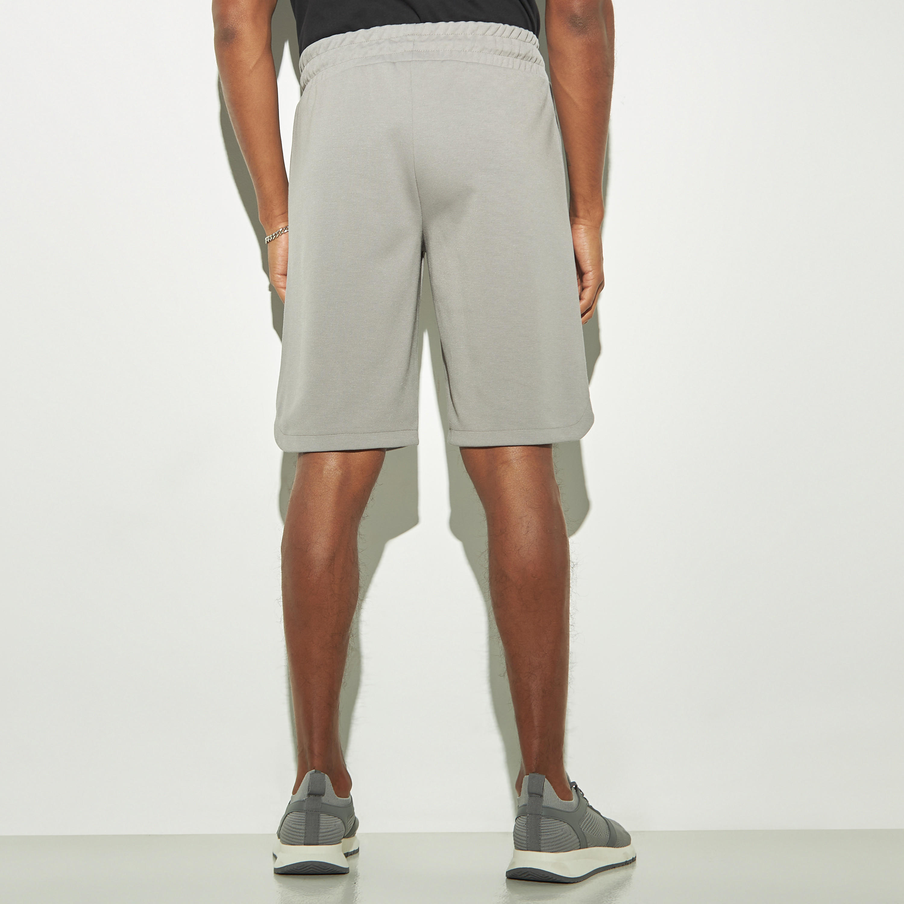 Panelled Shorts with Drawstring Closure and Pockets-men-clothing-bottoms-shorts-image-3
