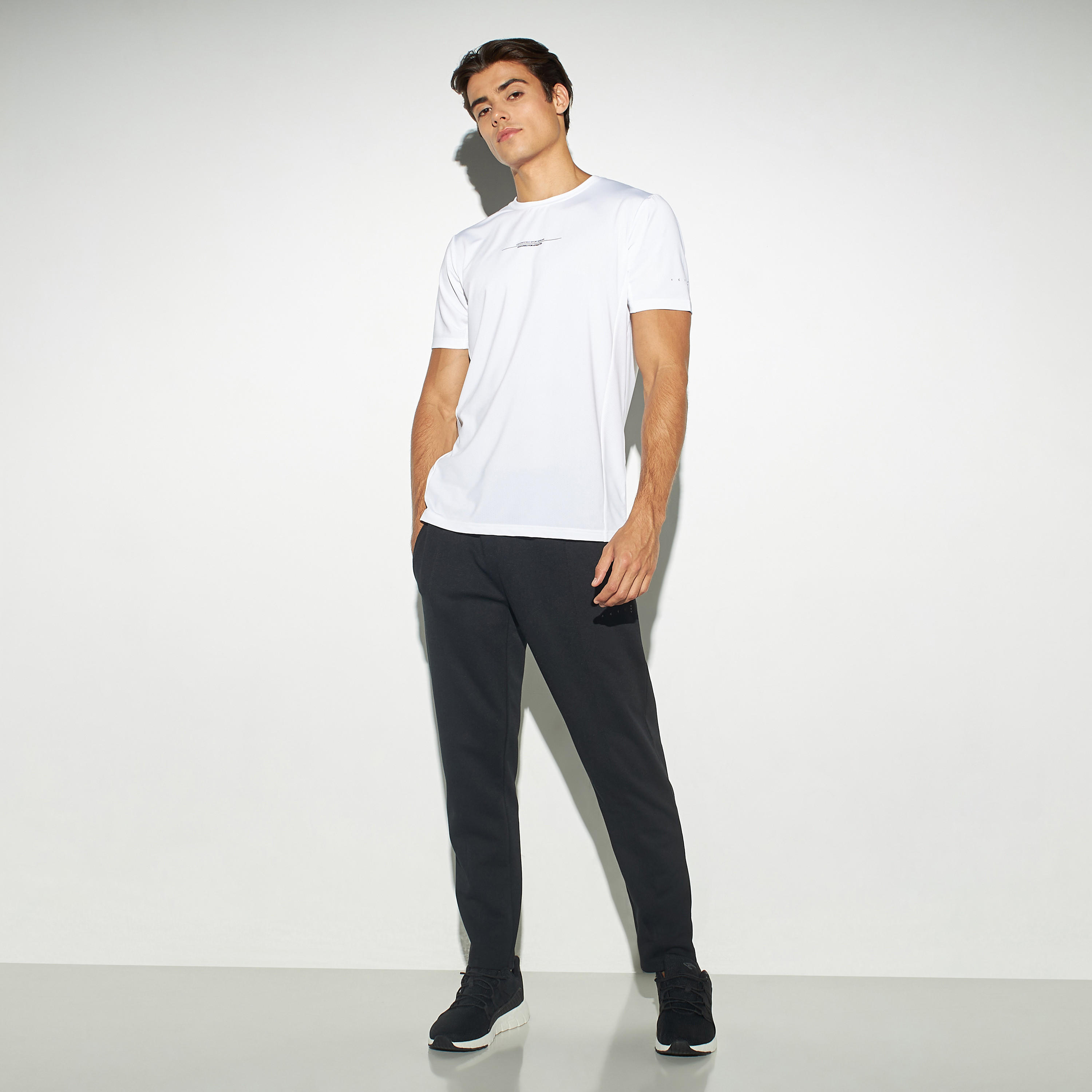 Slogan Print Oversized T-shirt with Short Sleeves and Crew Neck-men-clothing-sportswearandactivewear-tshirtsandpolos-image-2