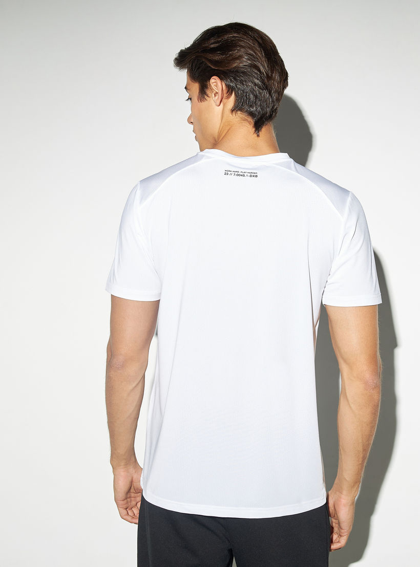 Slogan Print Oversized T-shirt with Short Sleeves and Crew Neck-men-clothing-sportswearandactivewear-tshirtsandpolos-image-3