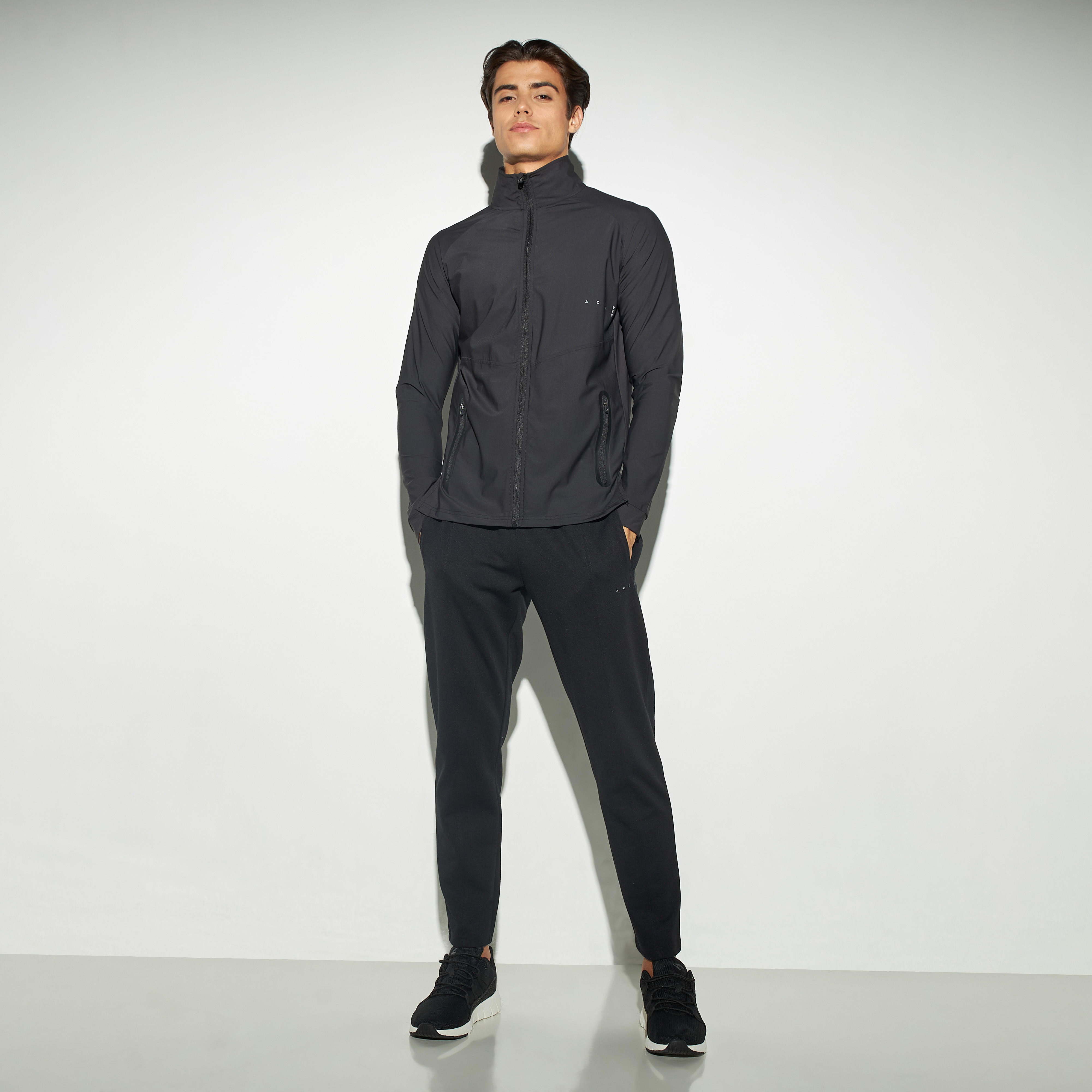 جاكيت بطبعات بسحّاب وياقة عالية وجيوب-men-clothing-jacketsandblazers-jackets-image-6