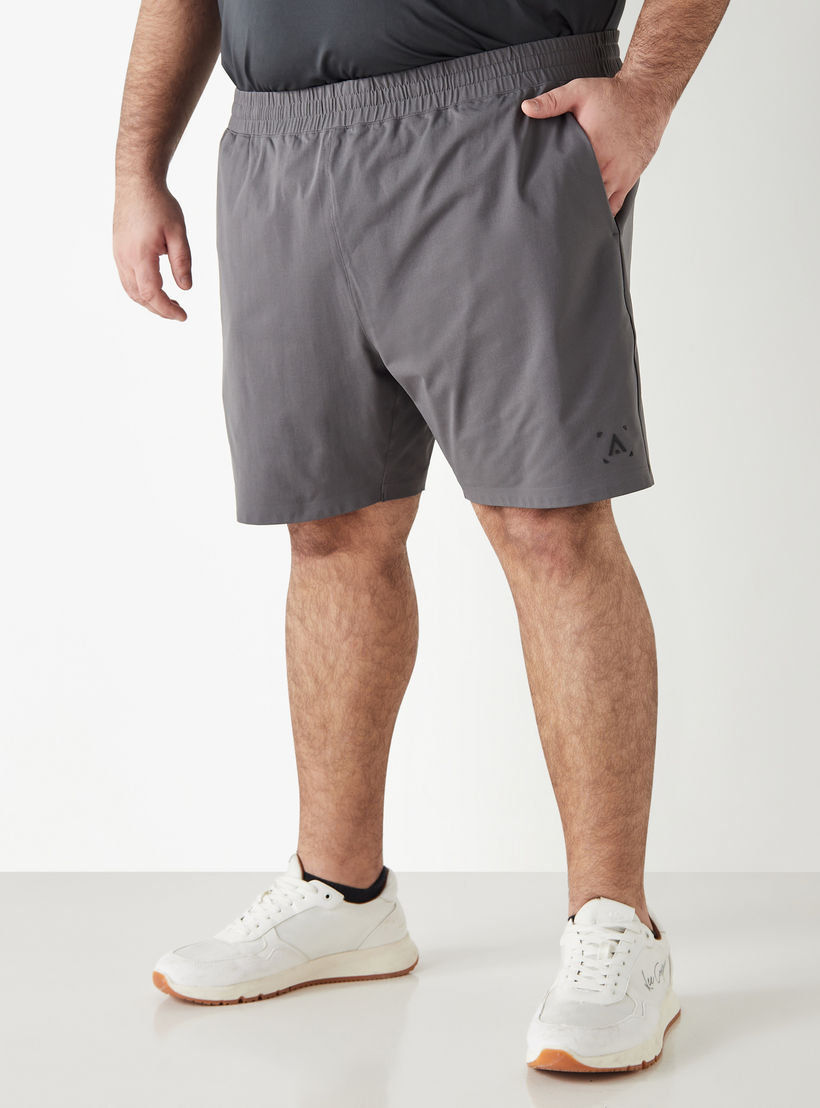 Shorts with Elasticated Waistband and Pockets-men-clothing-bottoms-shorts-image-2
