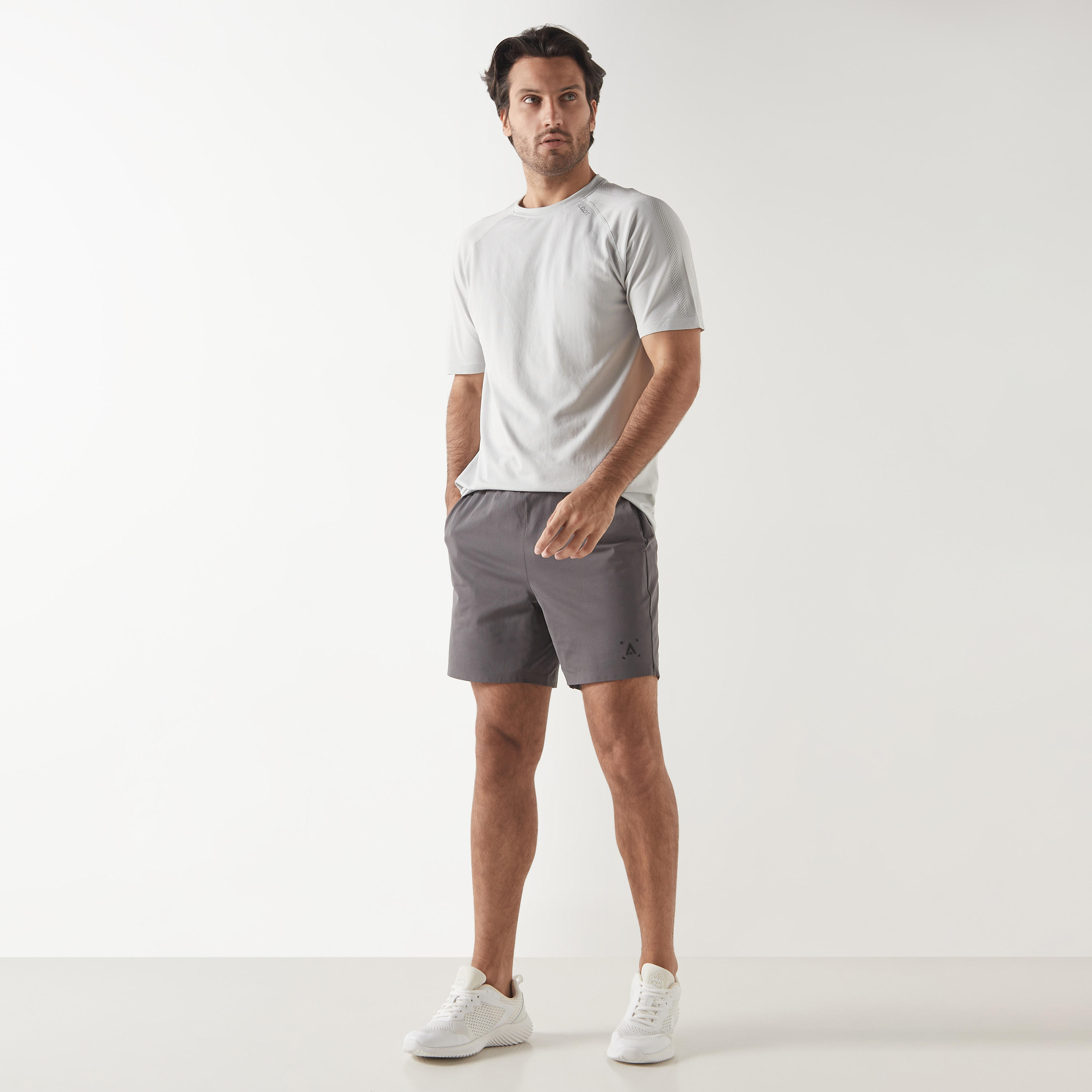 Shorts with Elasticated Waistband and Pockets-men-clothing-bottoms-shorts-image-3