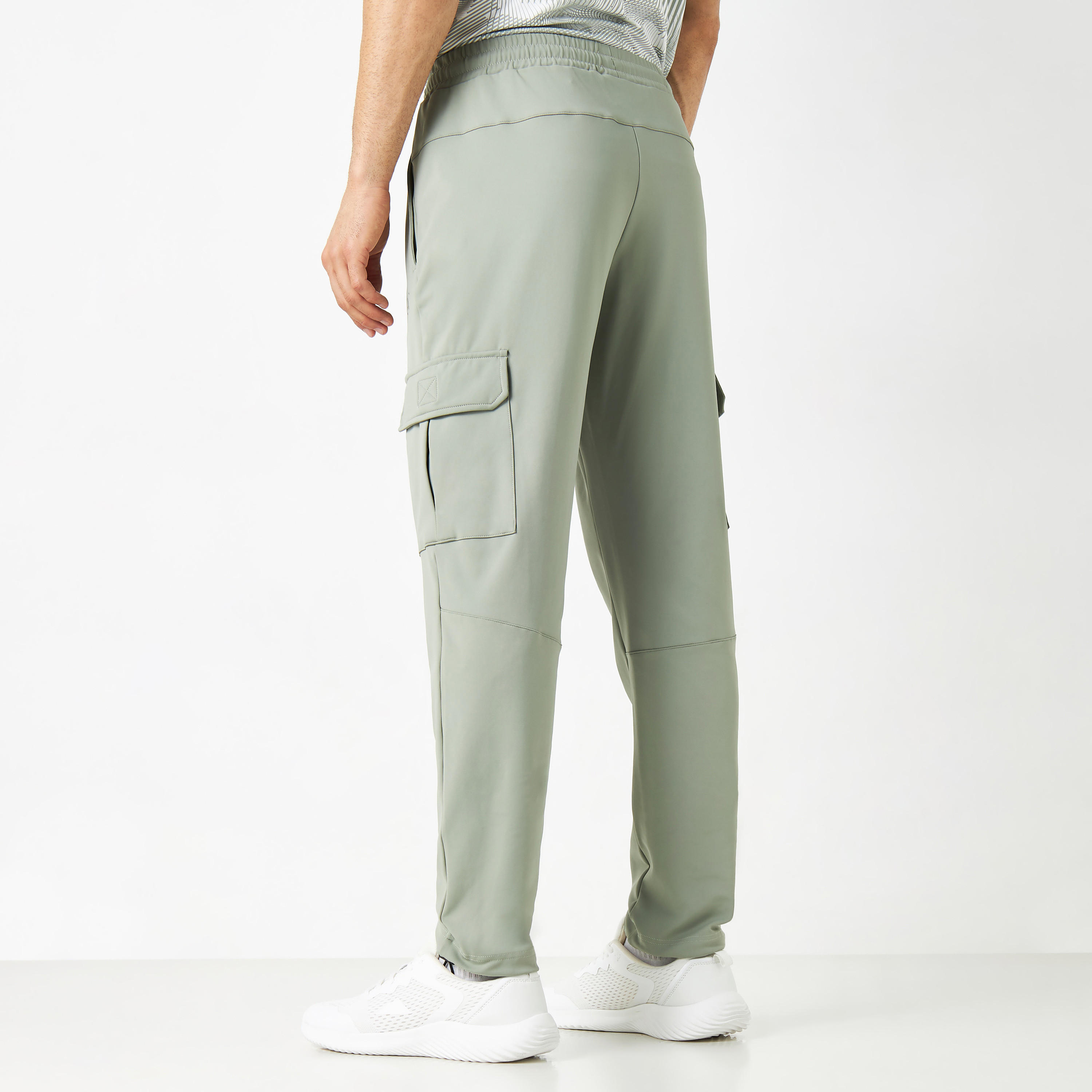 Track Pants with Cargo Pockets and Elasticated Waistband-men-clothing-sportswearandactivewear-bottoms-image-3