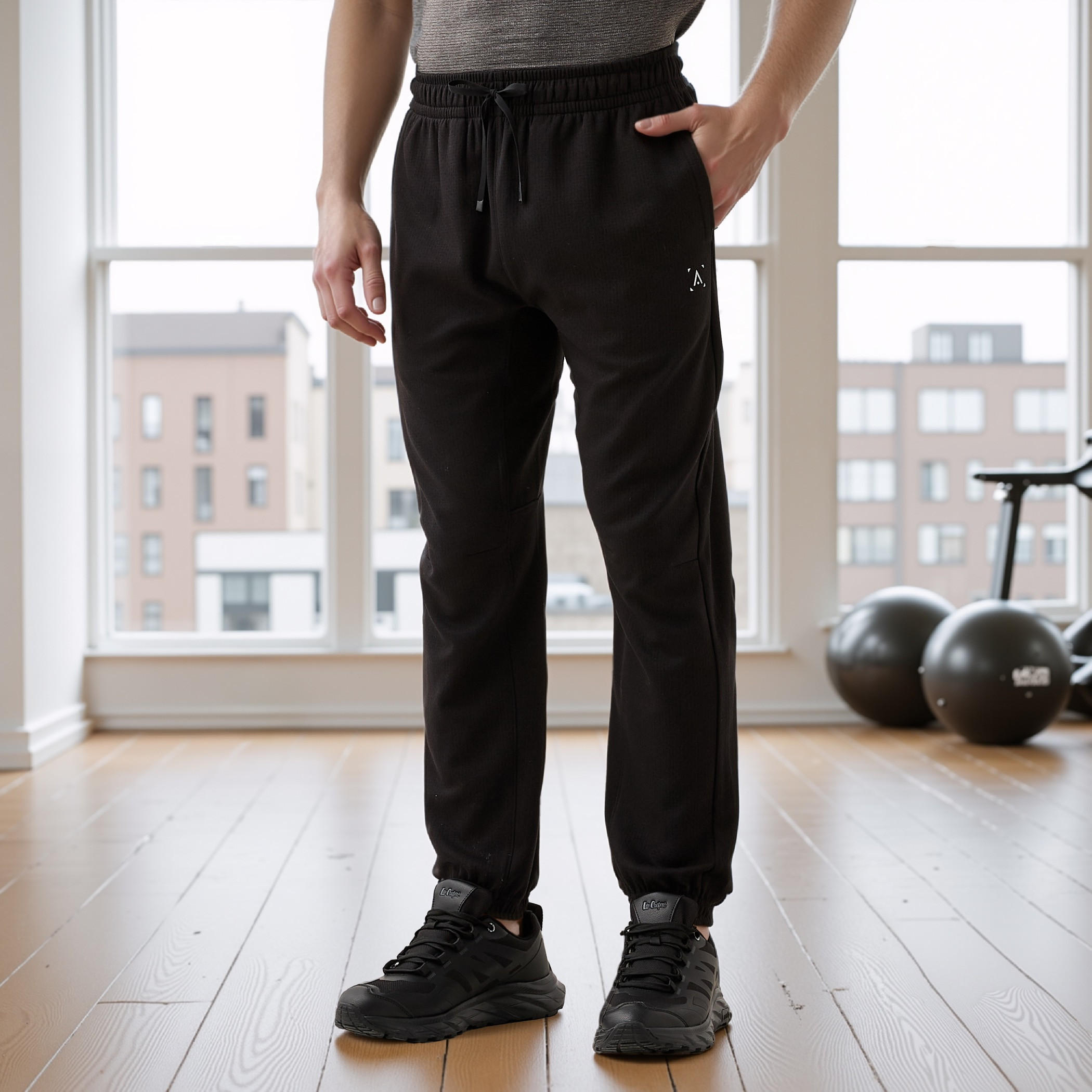 Regular Fit Joggers with Drawstring Closure-men-clothing-sportswearandactivewear-tracksuits-image-1