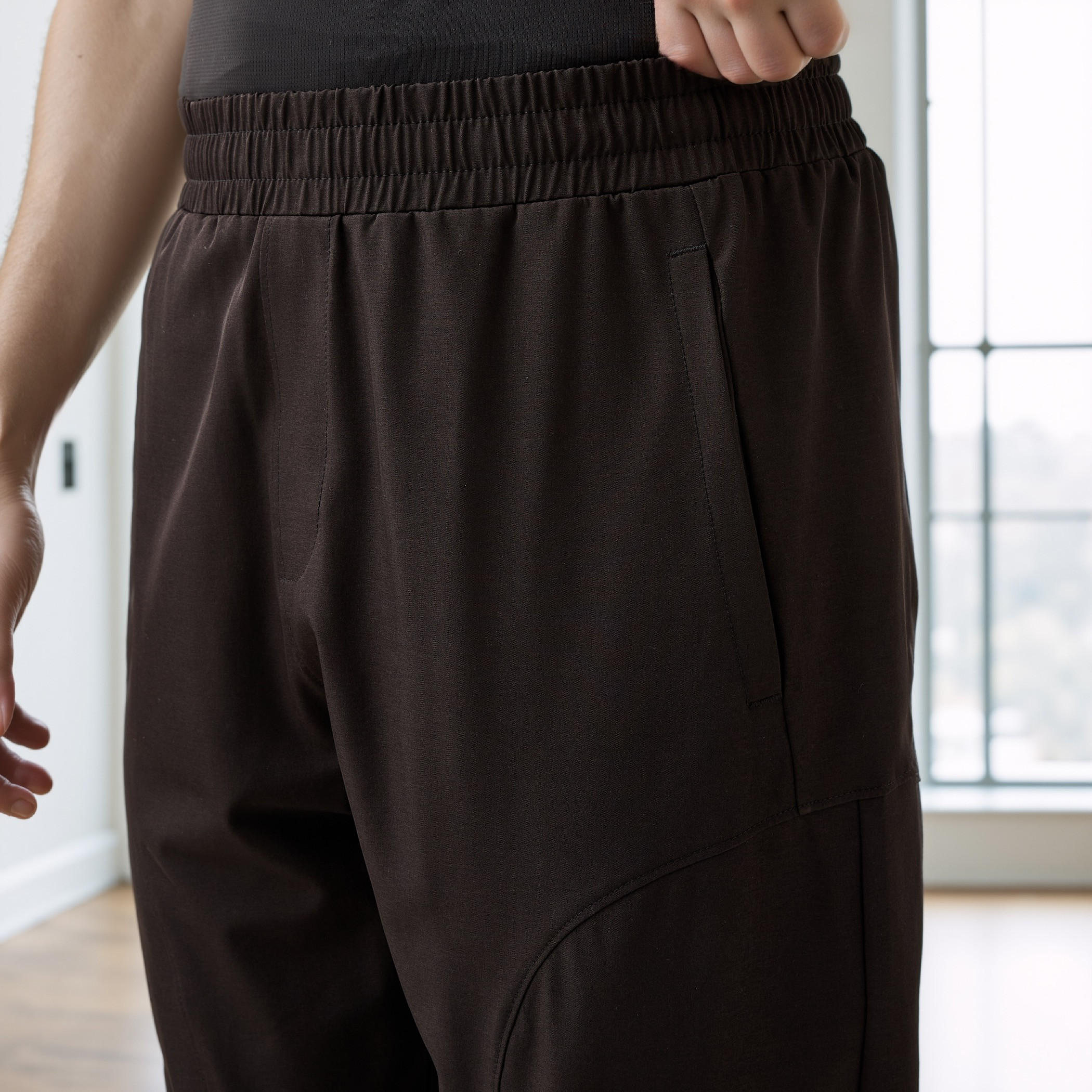 Regular Fit Track Pants with Elasticated Waistband-men-clothing-sportswearandactivewear-bottoms-joggers-image-4