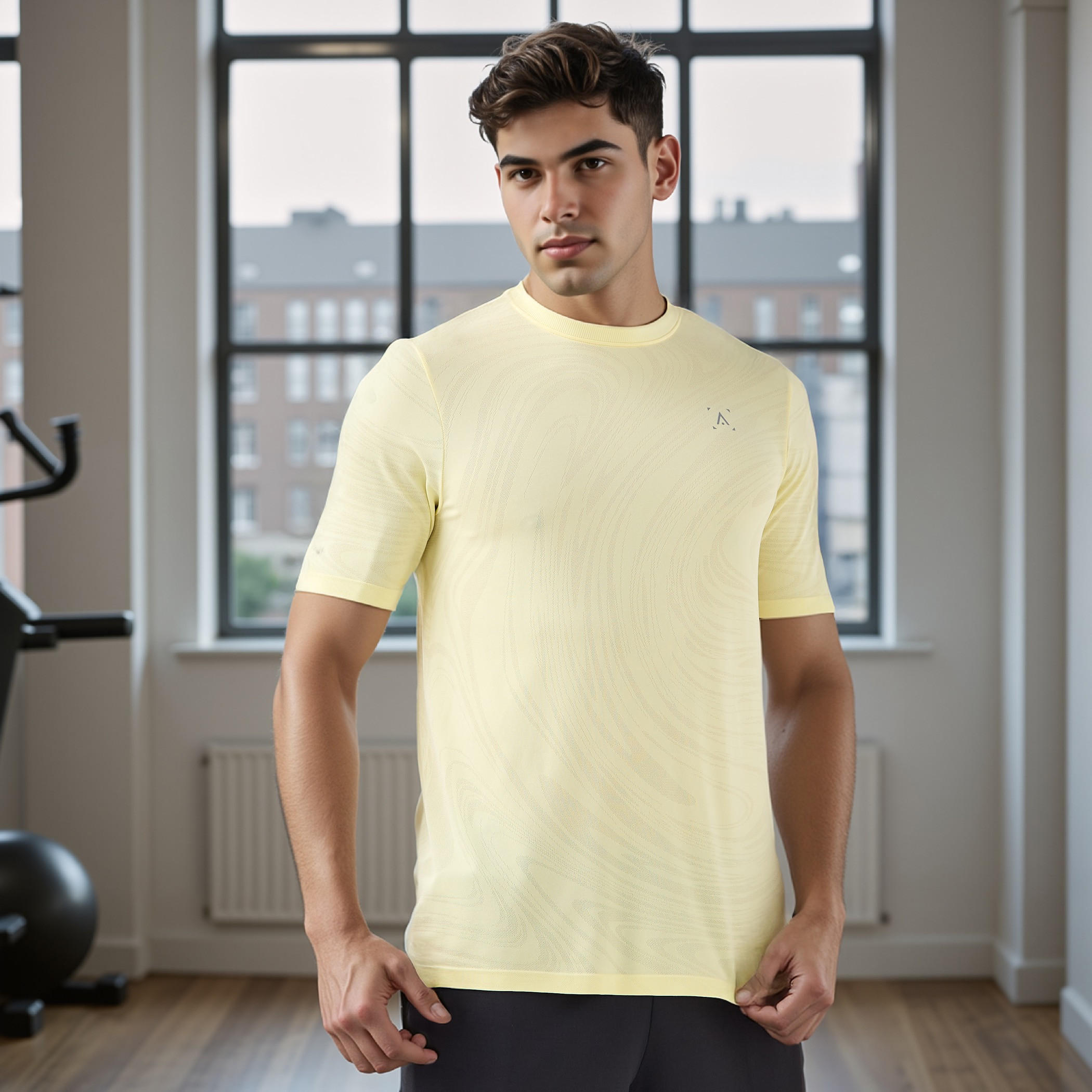 Jacquard Crew Neck T-shirt-men-clothing-sportswearandactivewear-tshirtsandpolos-image-2