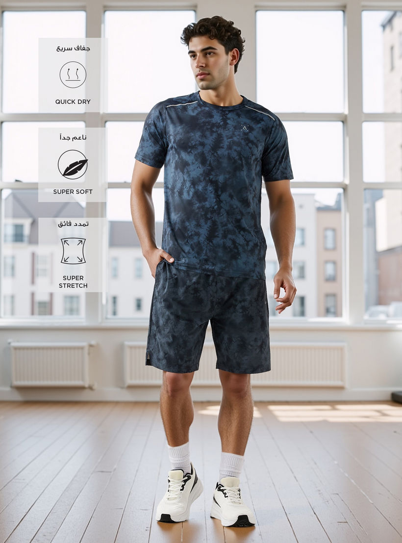شورت بحزام خصر مطاطي وطبعات-men-clothing-bottoms-shorts-image-2