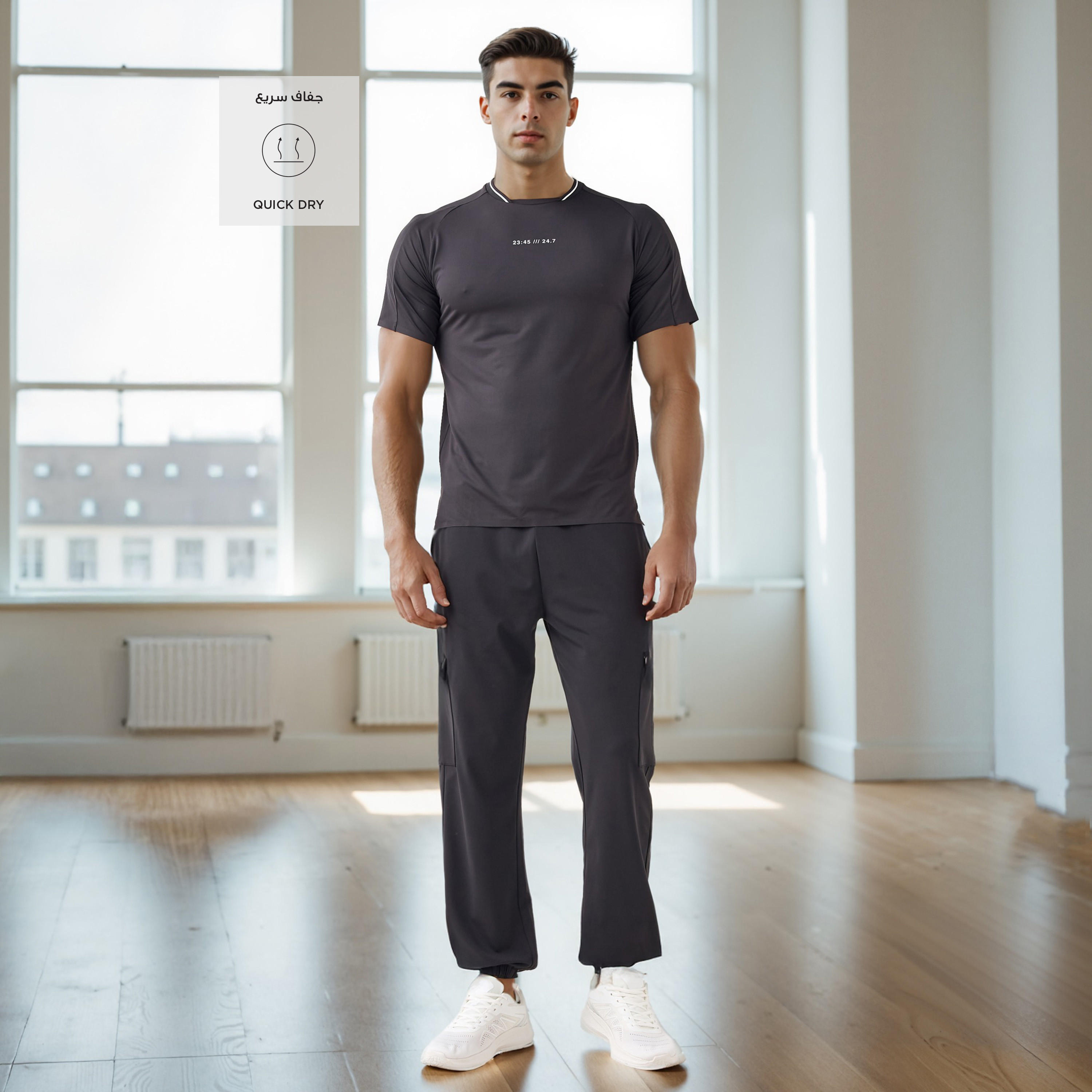 Textured T-shirt-men-clothing-sportswearandactivewear-tshirtsandpolos-image-2