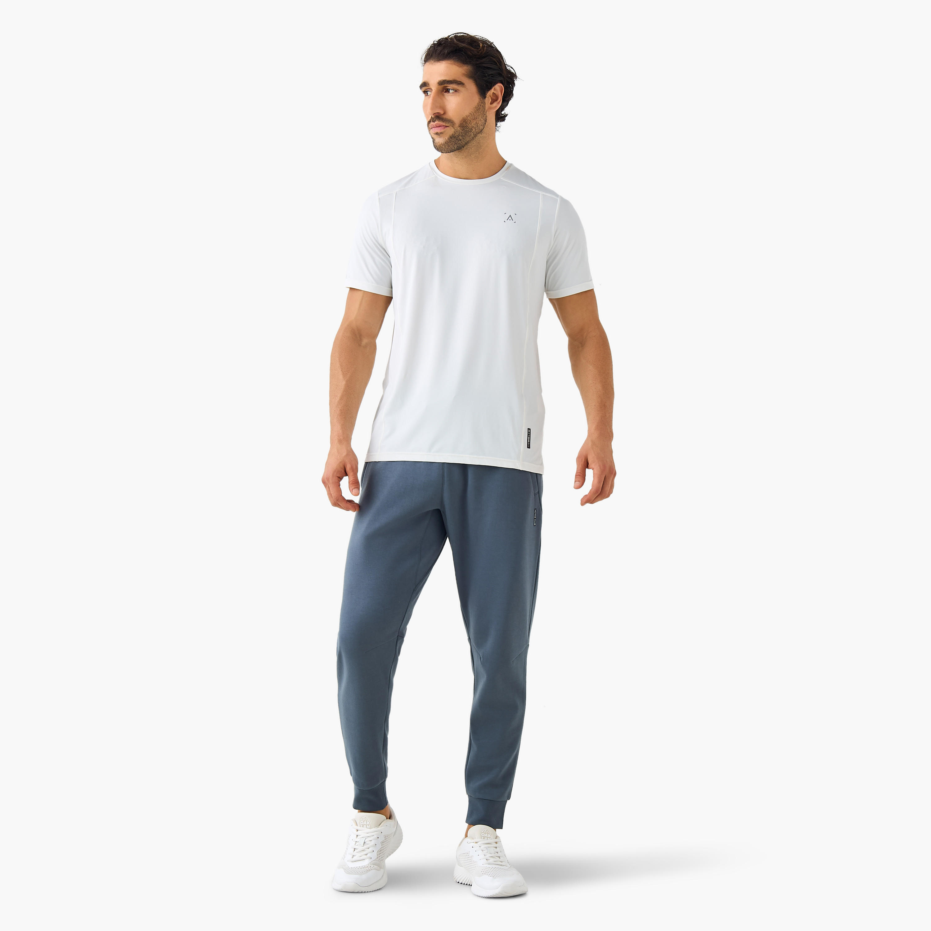 Regular Fit Panelled Joggers with Pockets-men-clothing-sportswearandactivewear-tracksuits-image-2