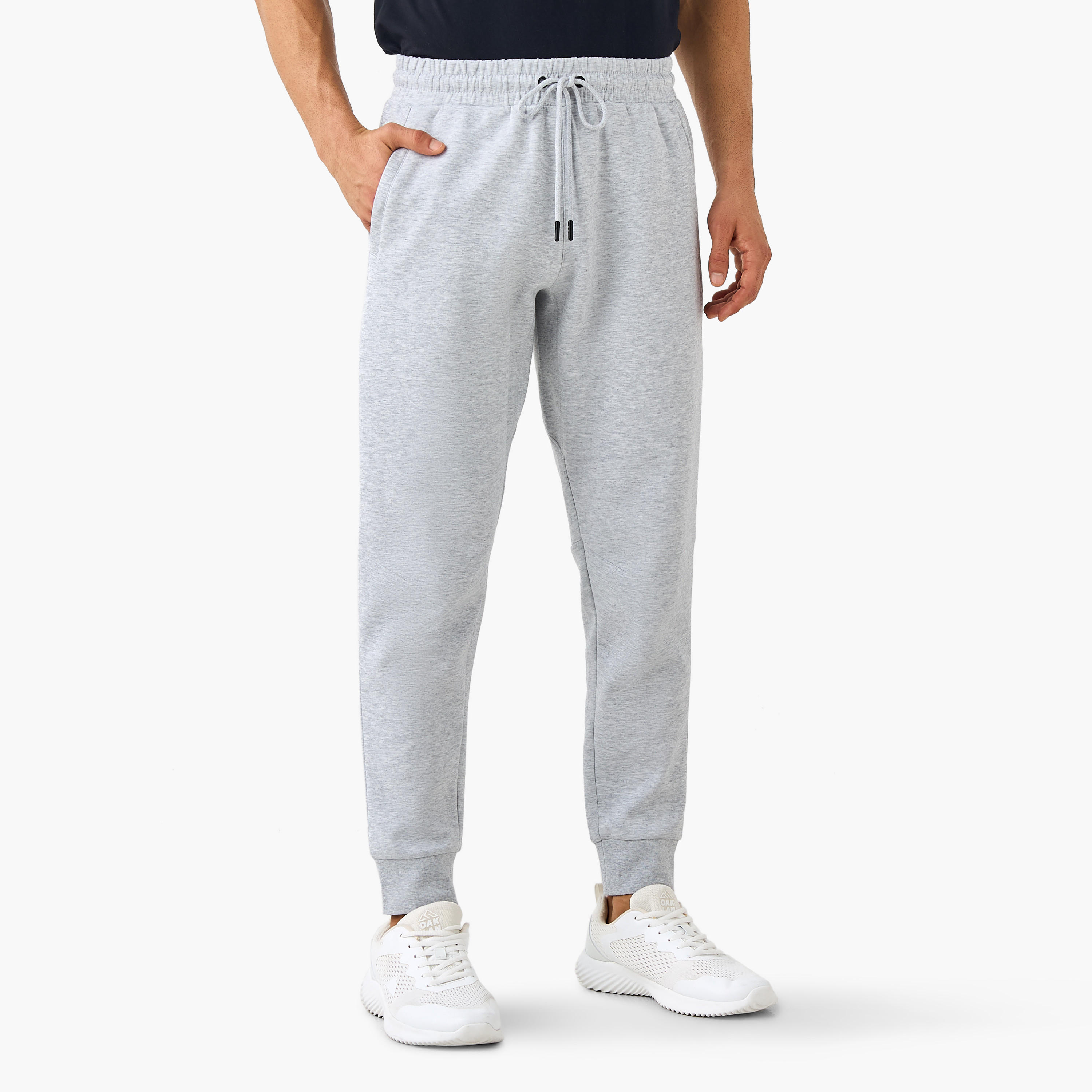 Regular Fit Panelled Joggers with Pockets-men-clothing-sportswearandactivewear-tracksuits-image-1