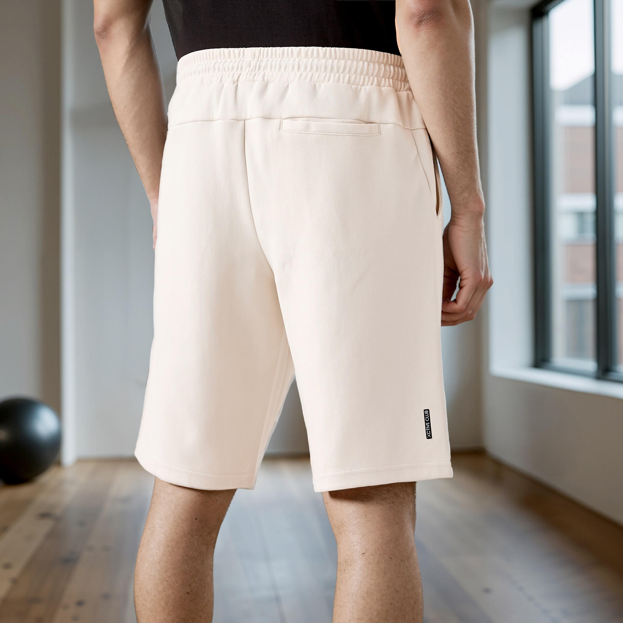 Regular Fit Shorts with Drawstring Closure-men-clothing-bottoms-shorts-image-3