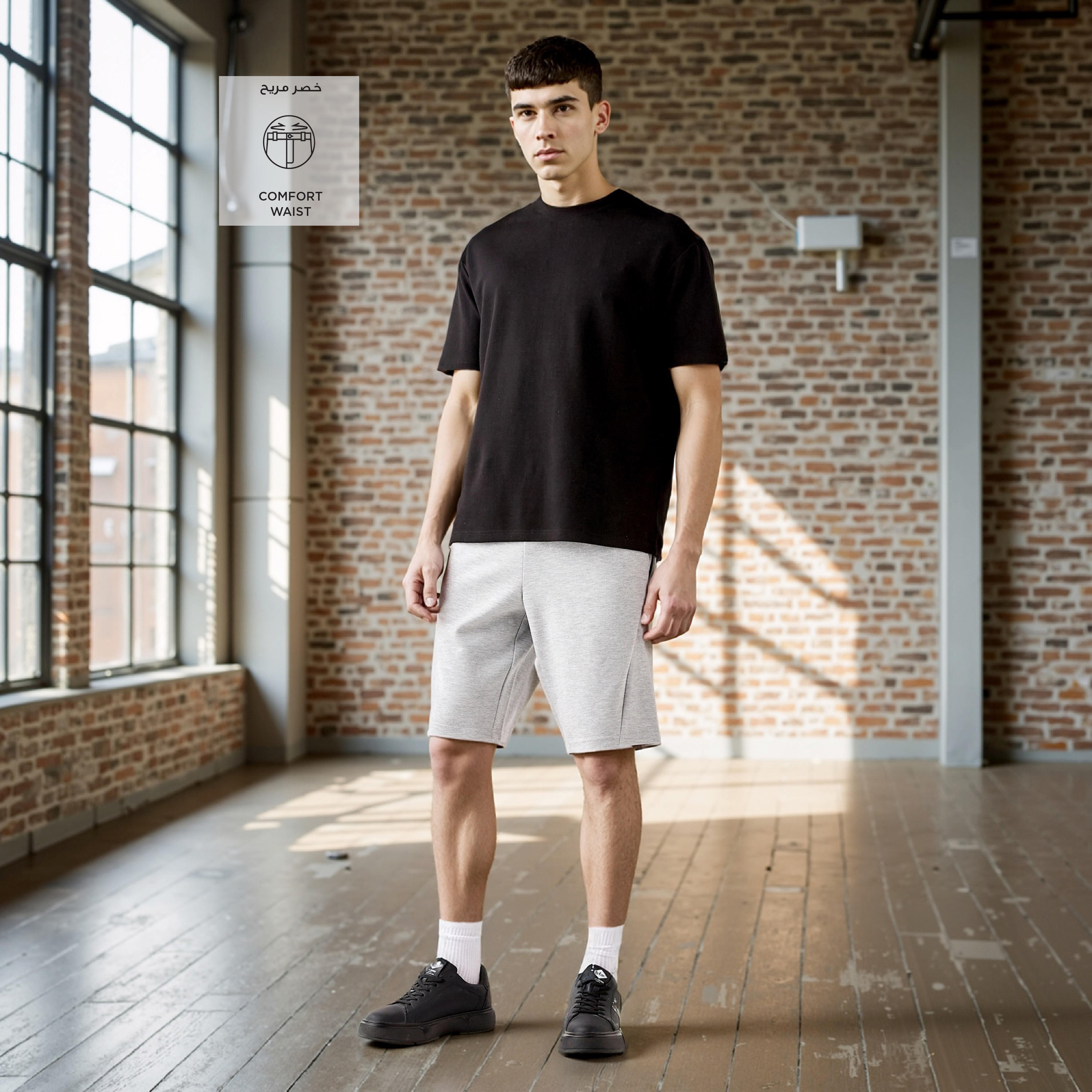 شورت بقصة عادية مع إغلاق رباط-men-clothing-bottoms-shorts-image-4