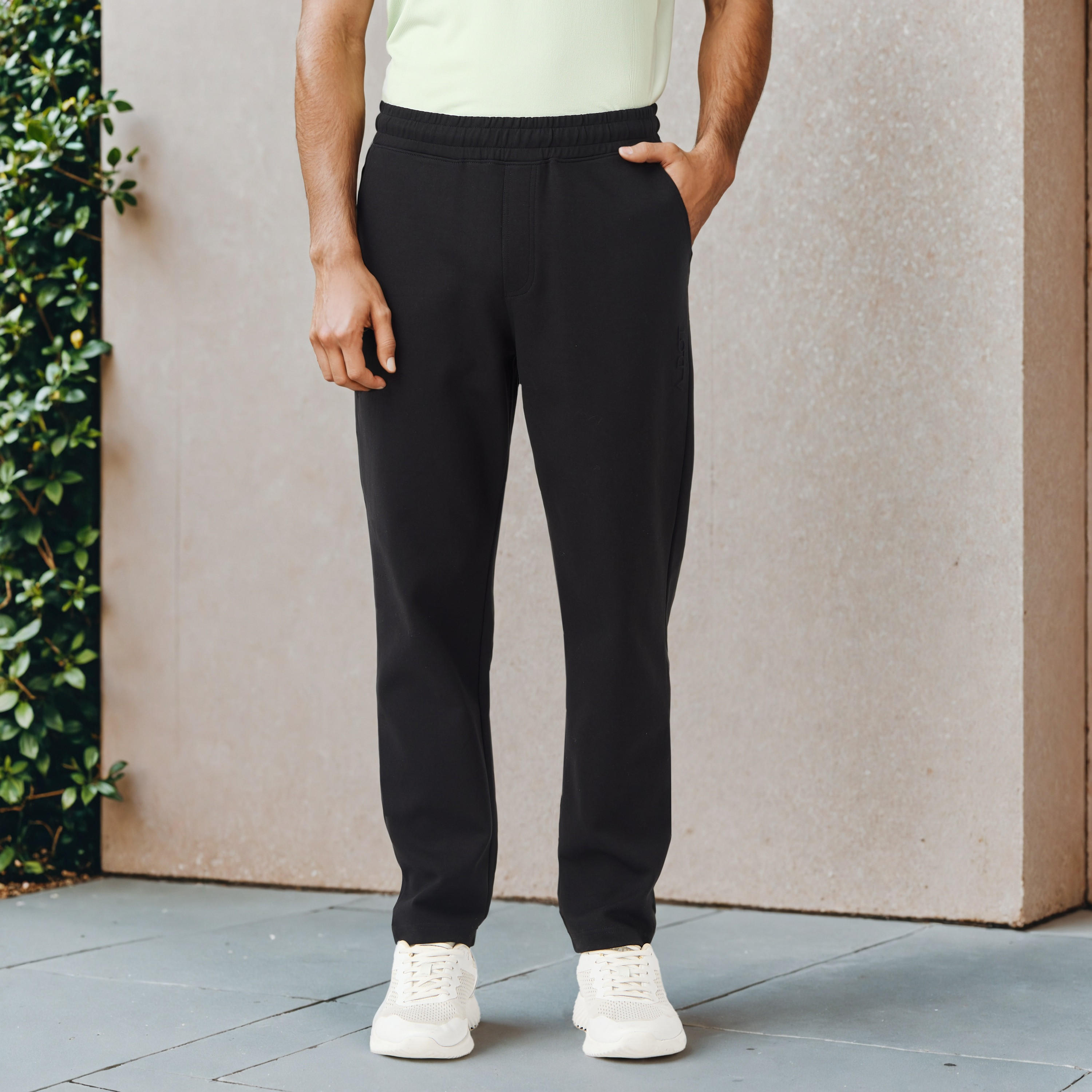Embossed Logo Track Pants with Pockets-men-clothing-sportswearandactivewear-bottoms-joggers-image-1