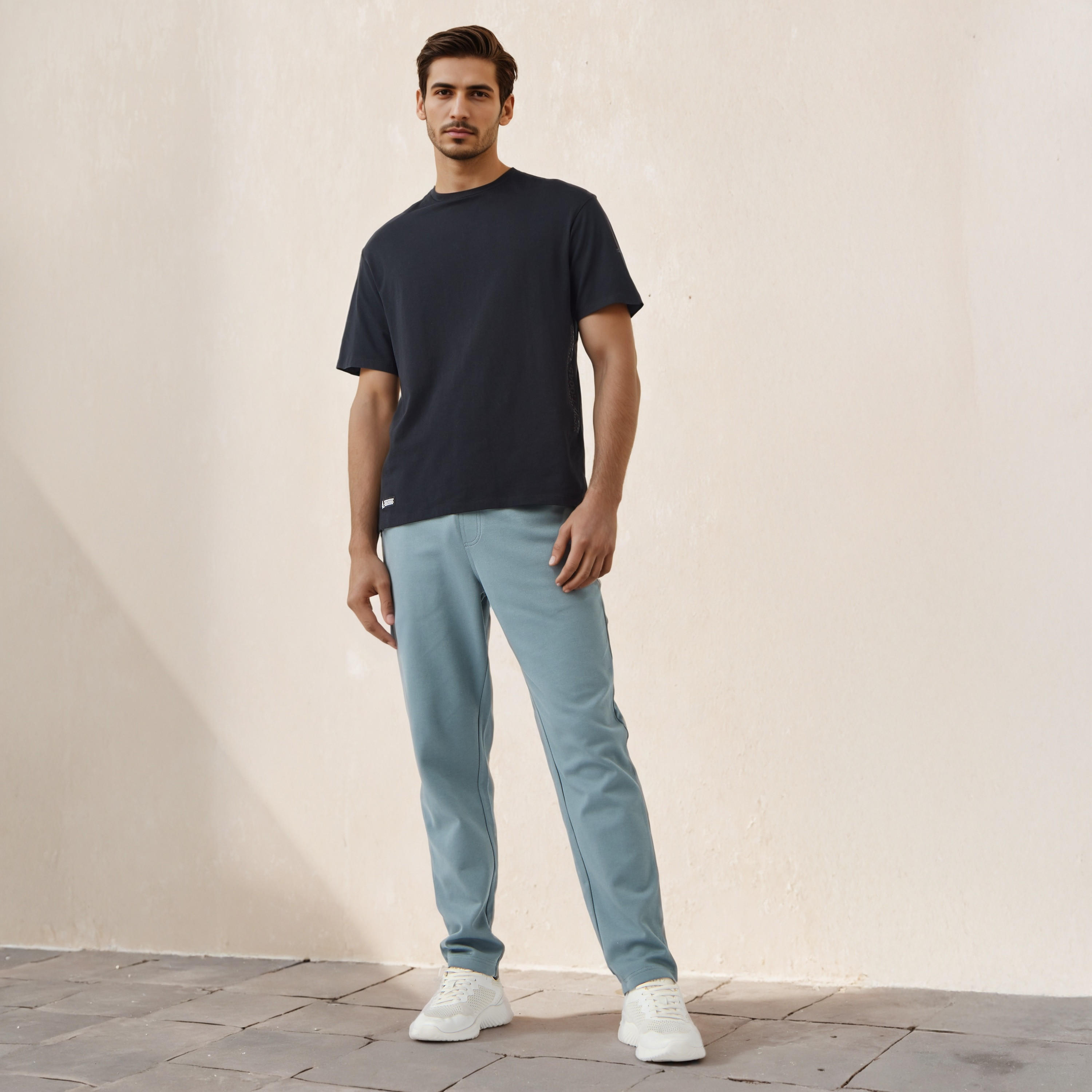 Embossed Logo Track Pants with Pockets-men-clothing-sportswearandactivewear-bottoms-joggers-image-2