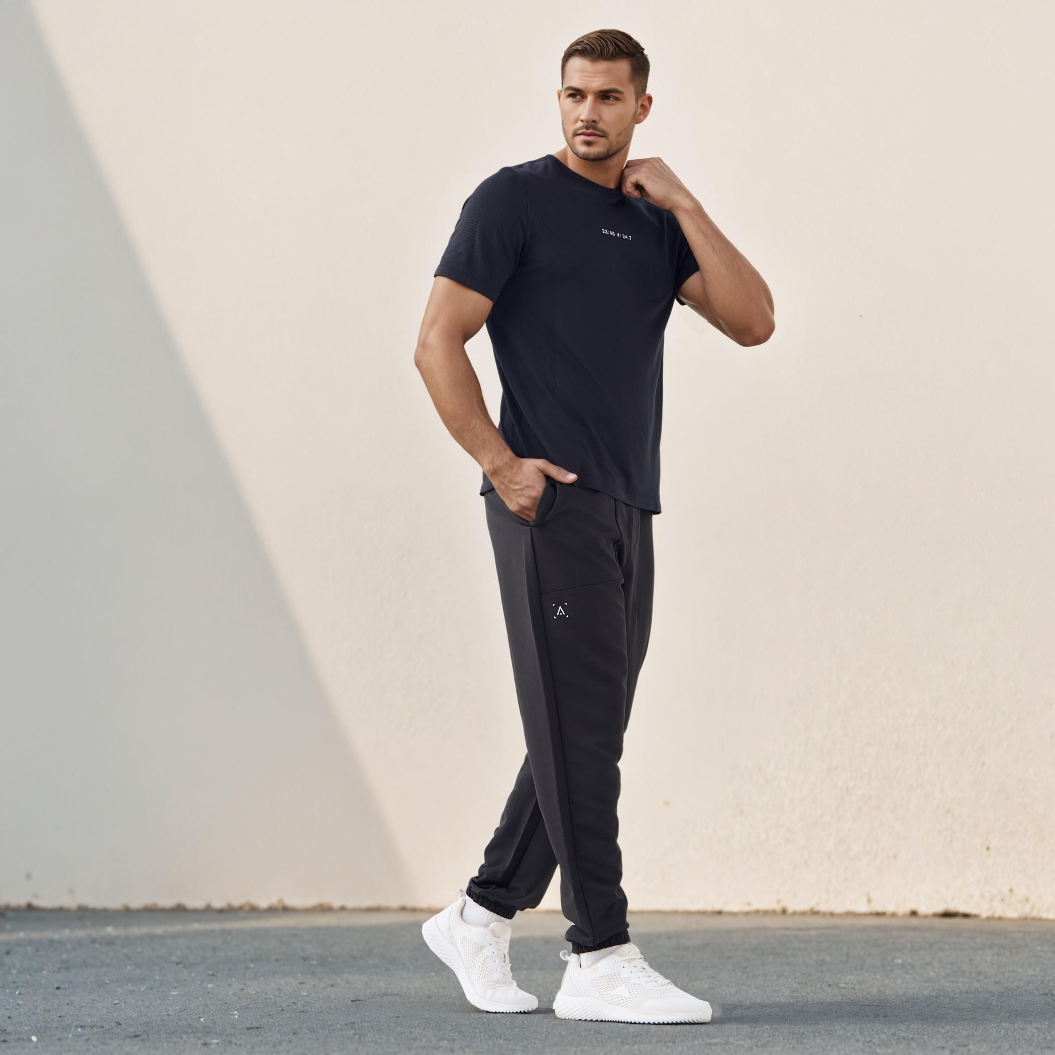 بنطلون رياضي برباط إغلاق وجيوب-men-clothing-sportswearandactivewear-tracksuits-image-4