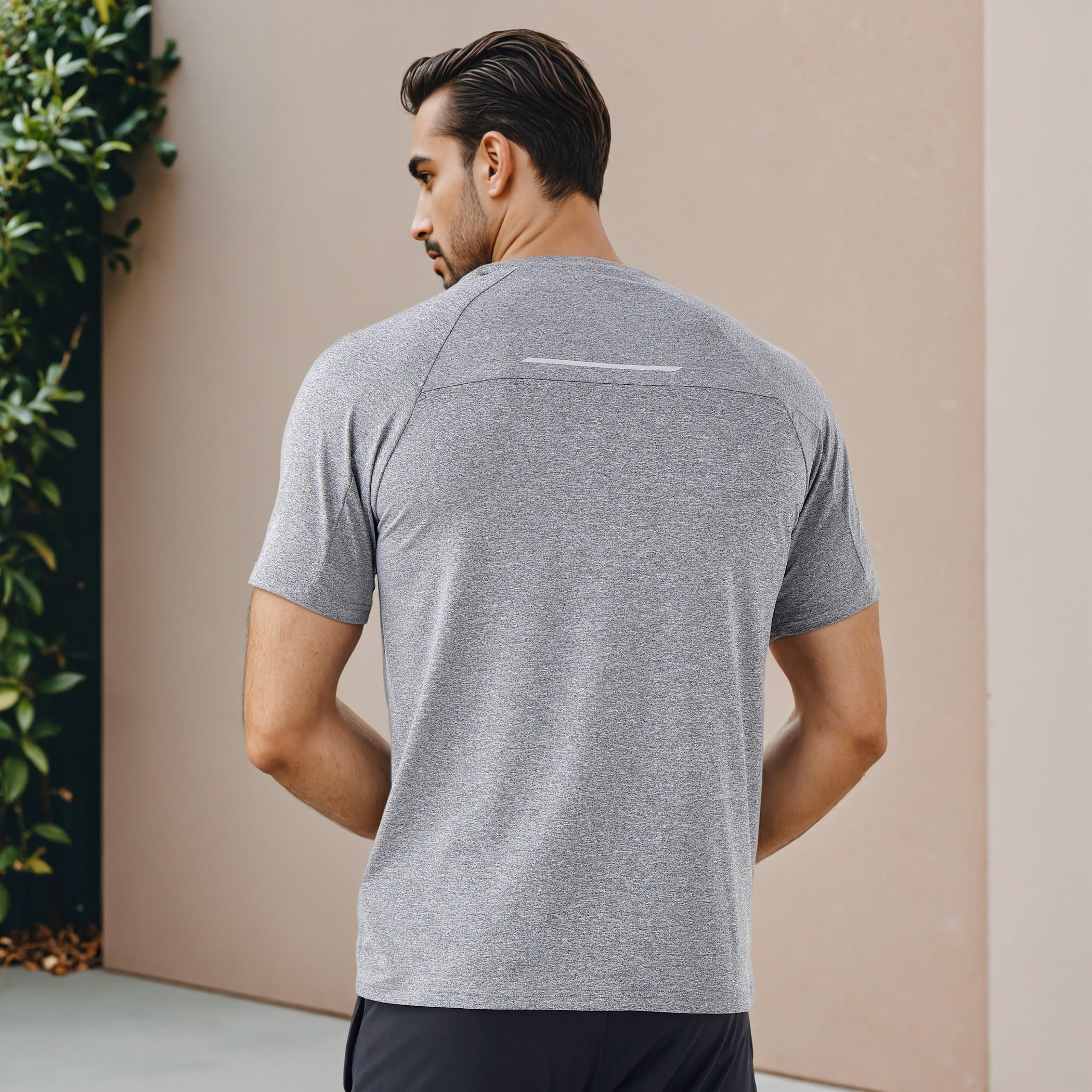 Panelled T-shirt with Raglan Sleeves-men-clothing-sportswearandactivewear-tshirtsandpolos-image-3