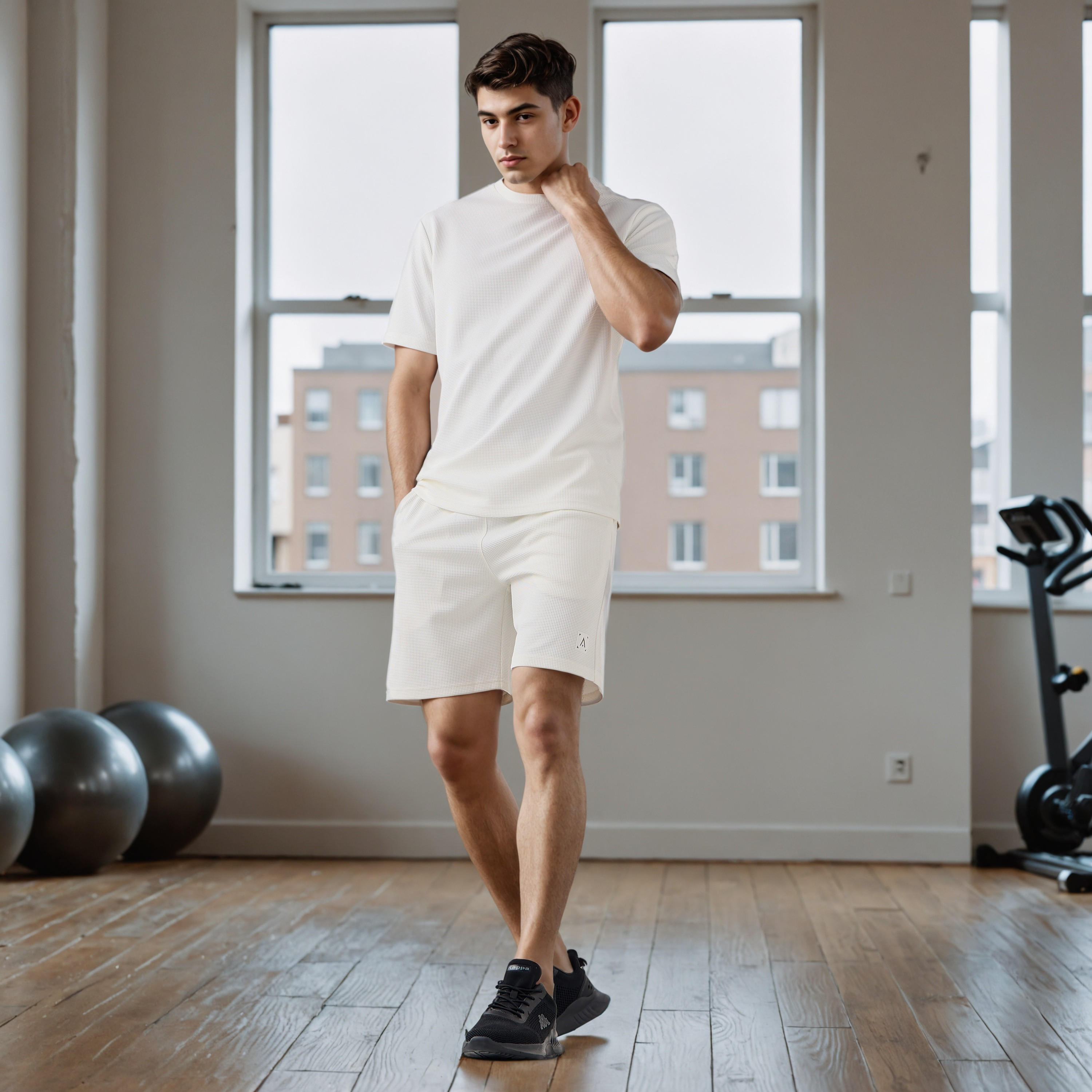 شورت بملمس وافل بارز مع جيوب-men-clothing-bottoms-shorts-image-4