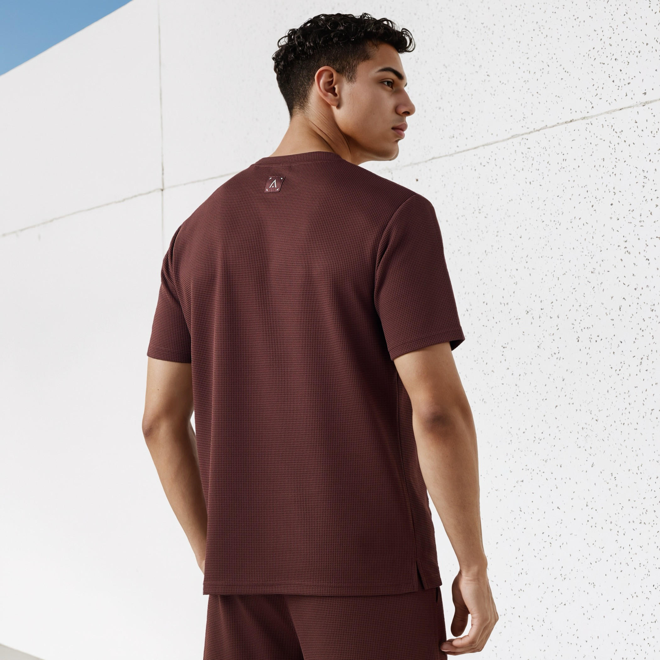 Waffle Textured T-shirt-men-clothing-sportswearandactivewear-tshirtsandpolos-image-3