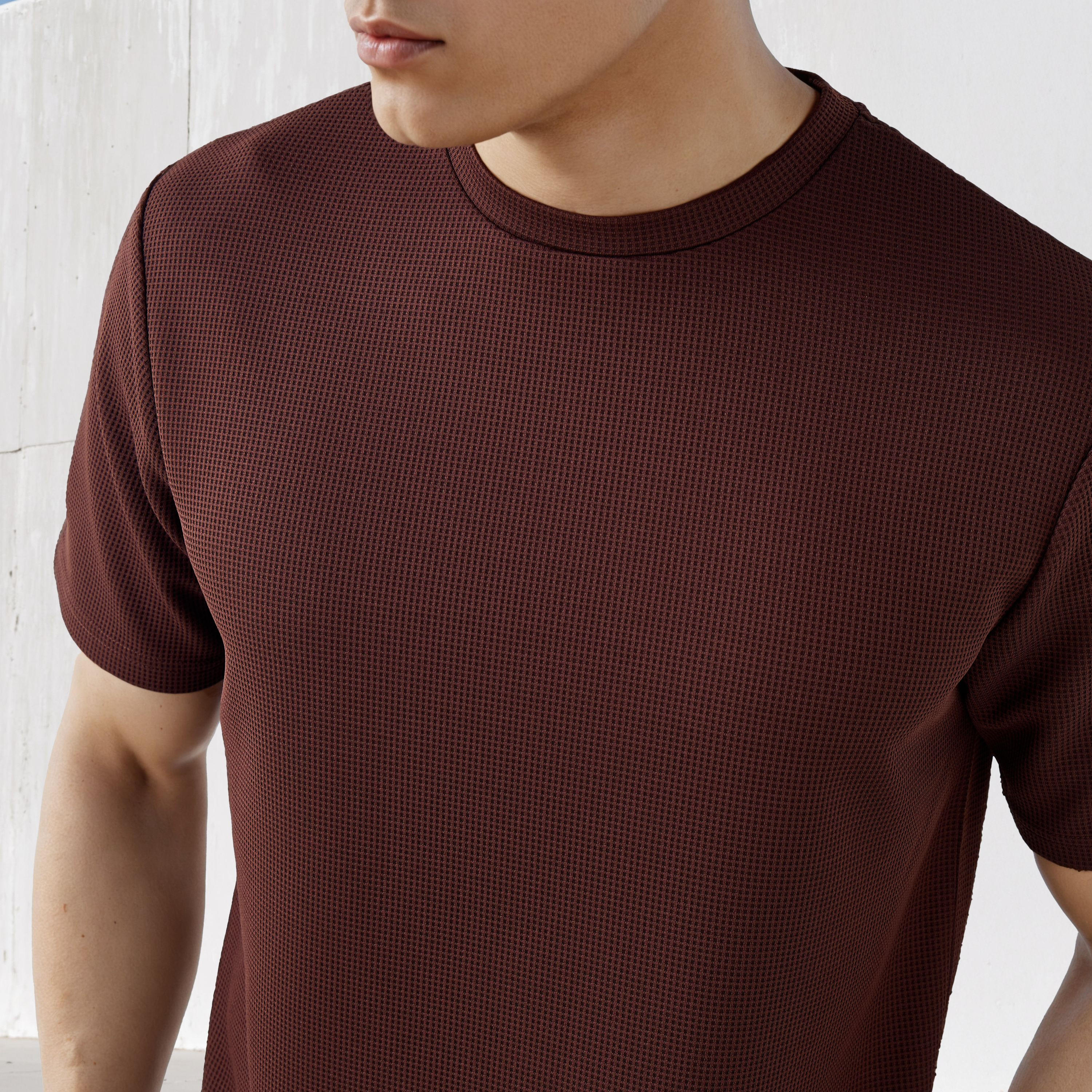 Waffle Textured T-shirt-men-clothing-sportswearandactivewear-tshirtsandpolos-image-4