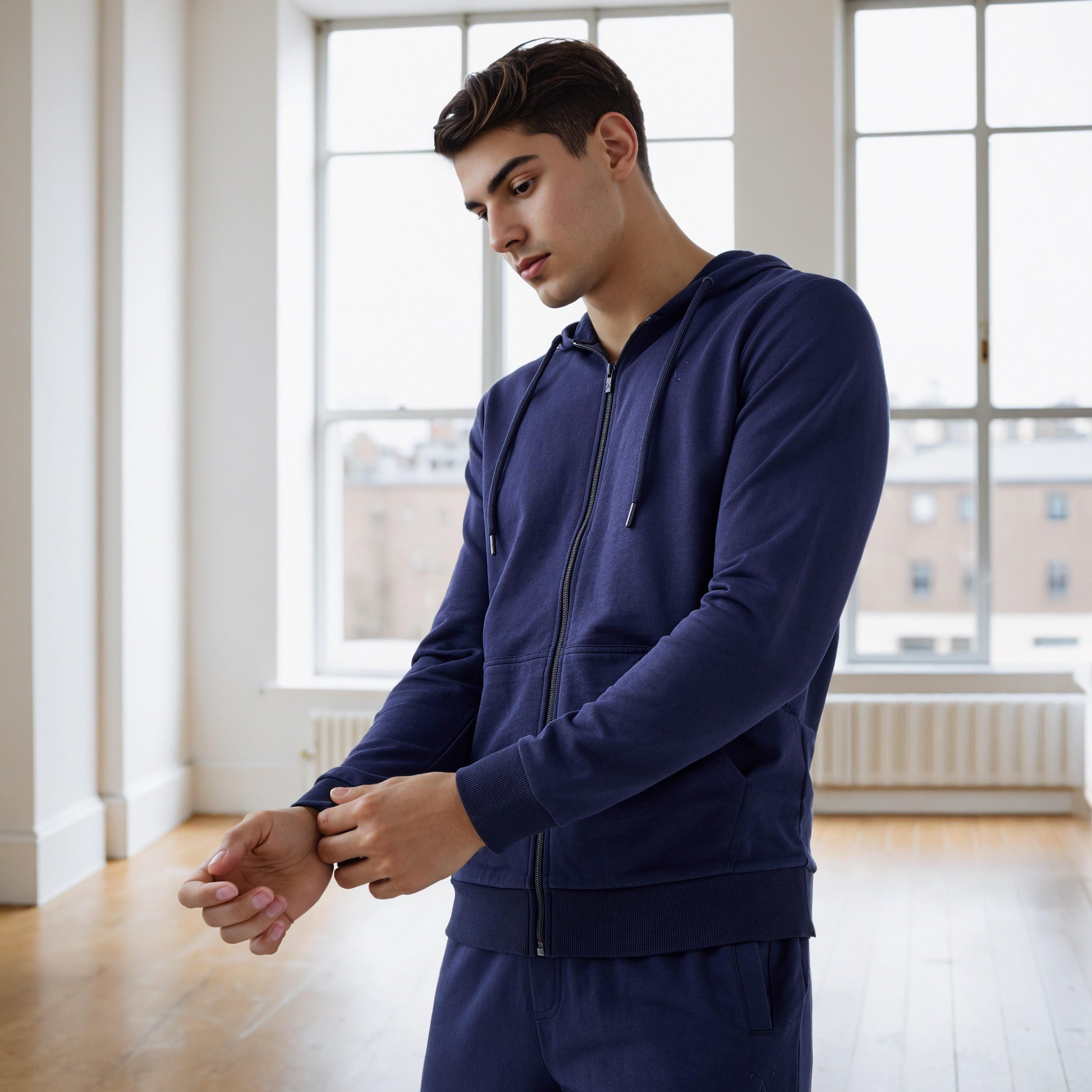 هودي بسحاب وجيوب كانجارو-men-winterwear-hoodiesandsweatshirts-image-1