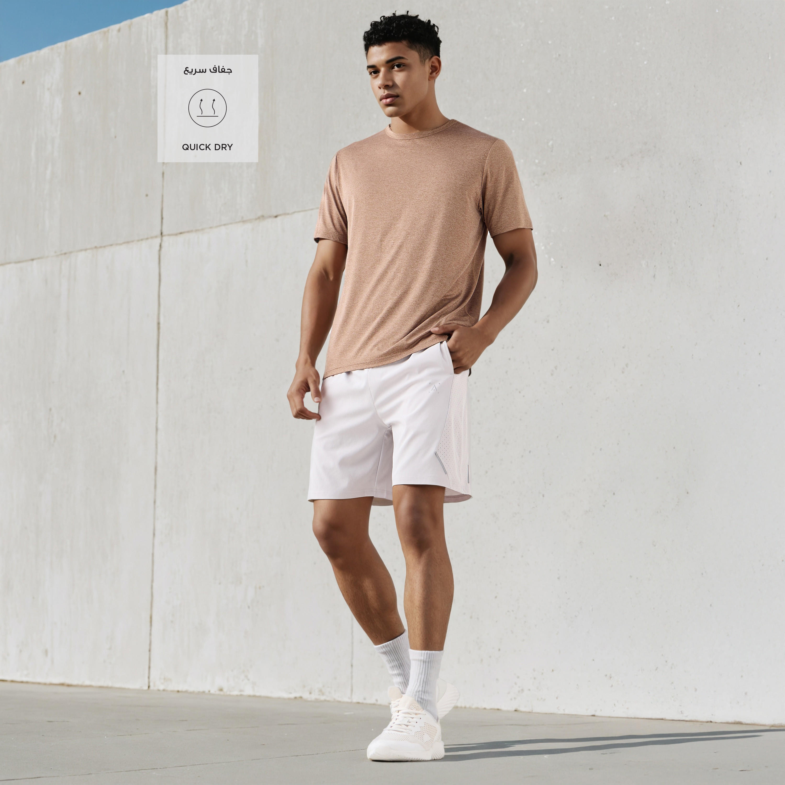 Panelled Performance Shorts-men-clothing-bottoms-shorts-image-2