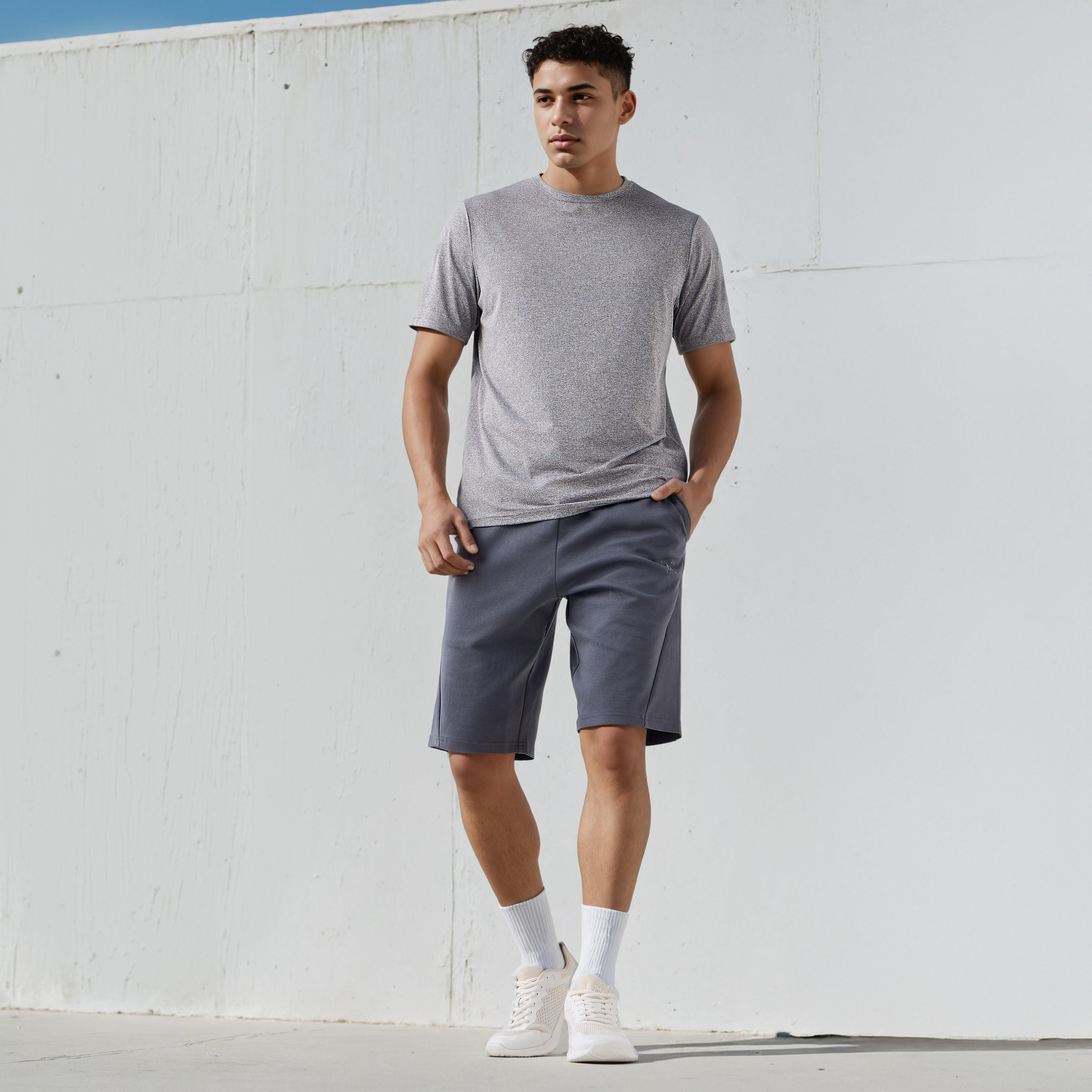 Panelled Performance Shorts-men-clothing-bottoms-shorts-image-2