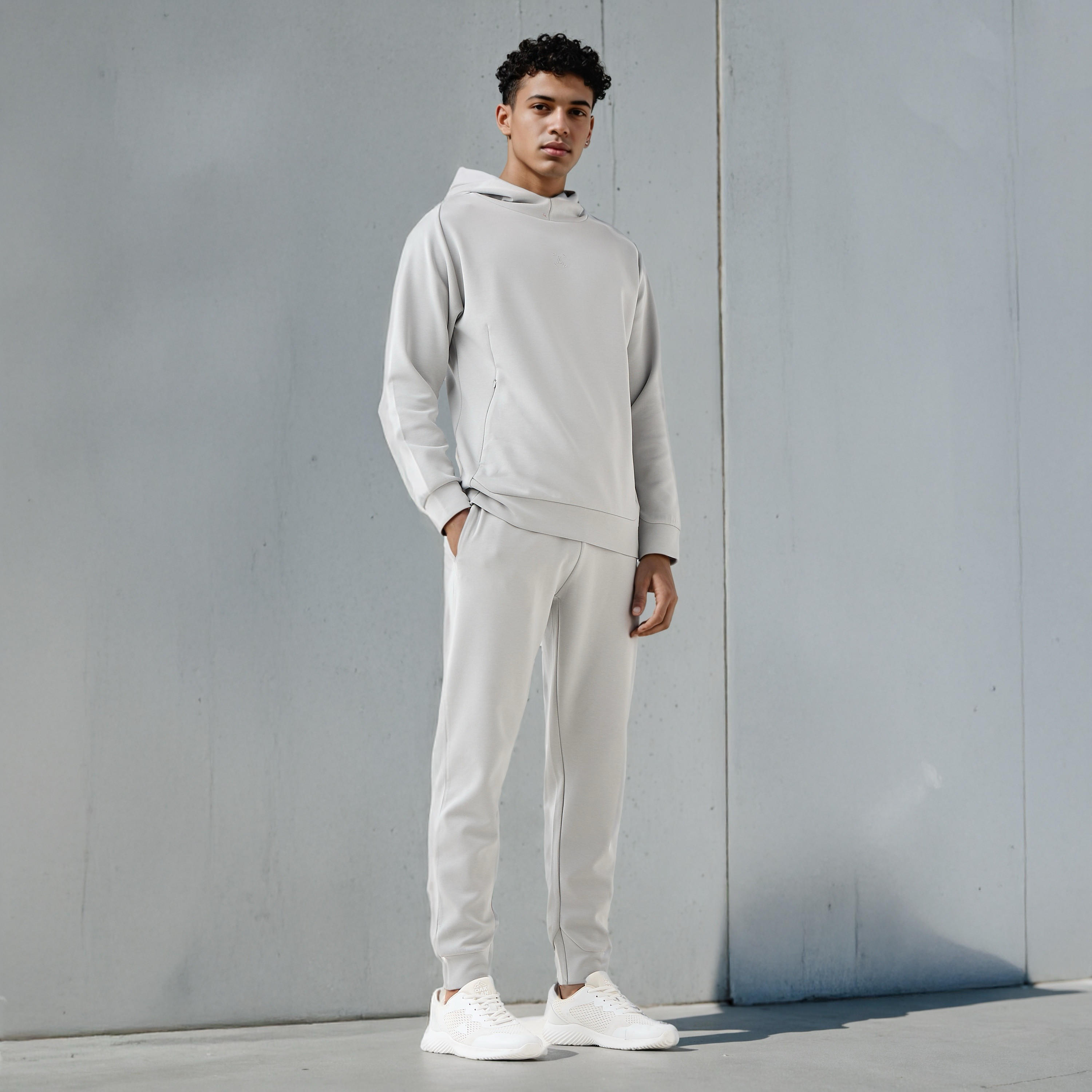 Textured Hooded Sweatshirt-men-winterwear-hoodiesandsweatshirts-image-2